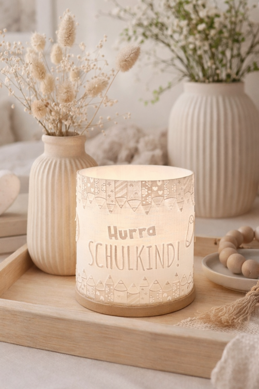 3D-Druckdatei - Windlicht - Schulkind