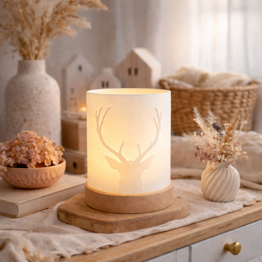 3D-Druckdatei - Windlicht - Hirsch