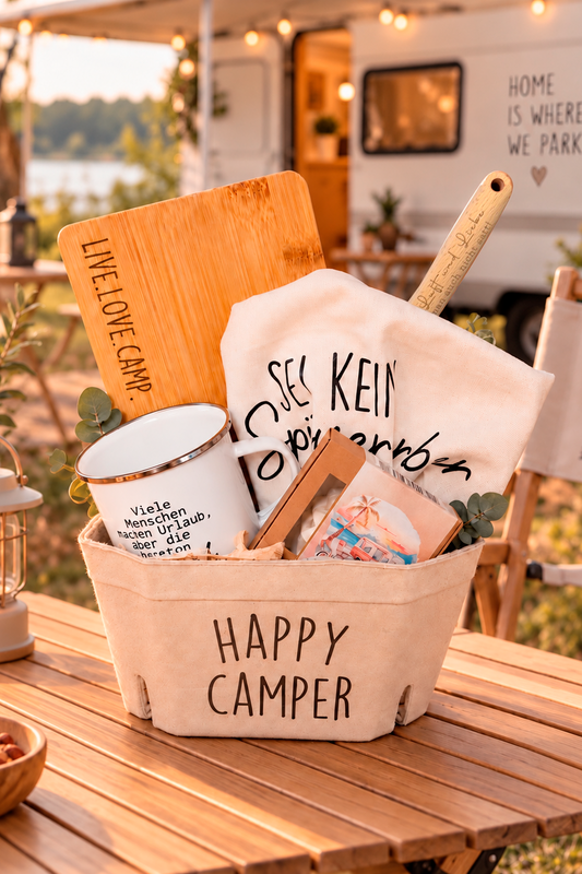 Geschenkbox Happy Camper