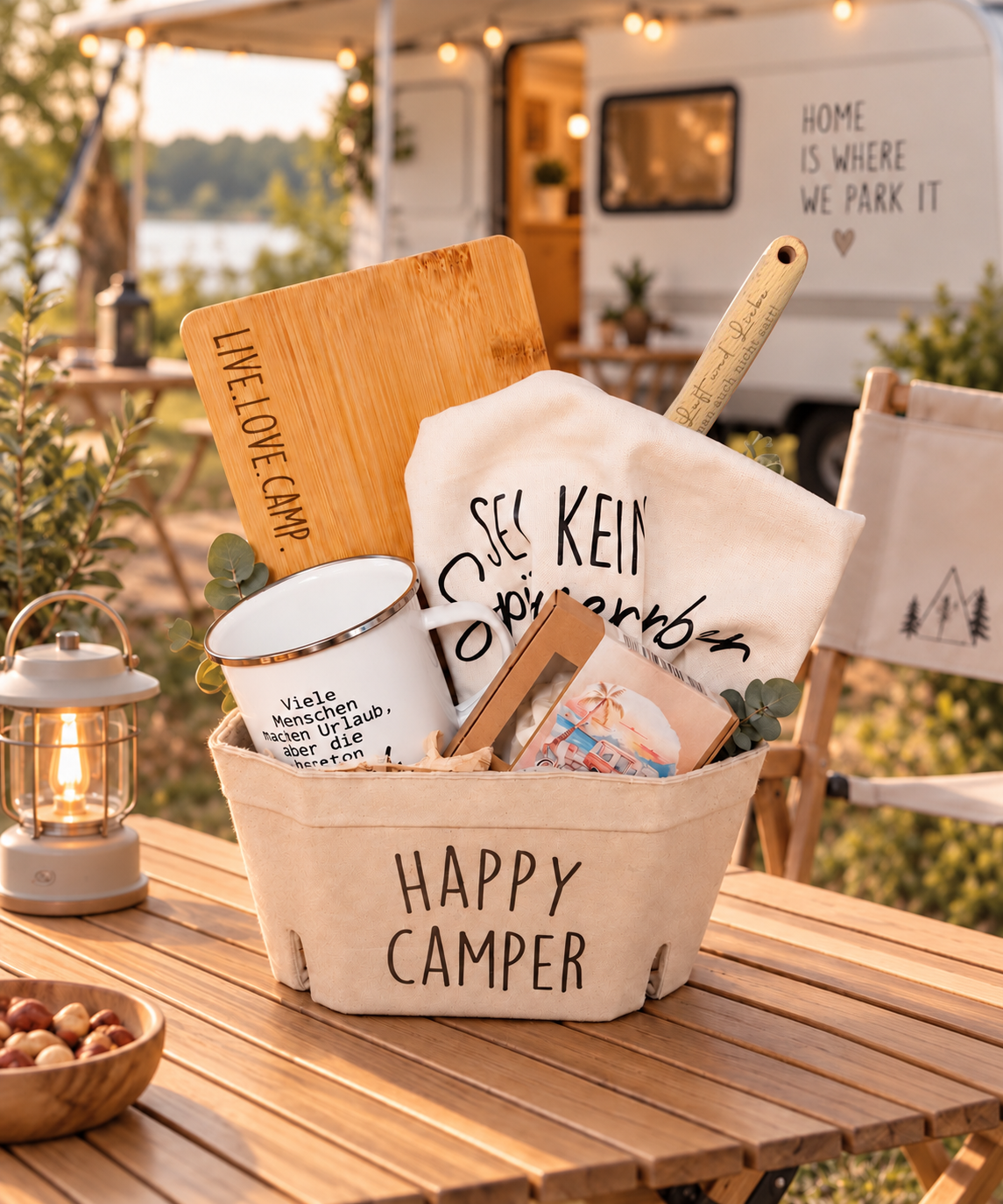 Geschenkbox Happy Camper