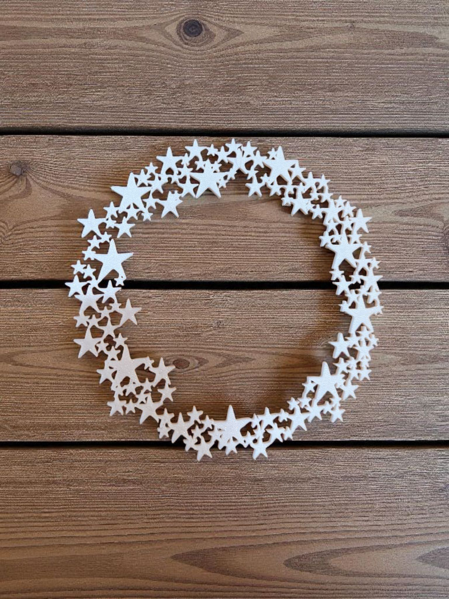 3D-Druckdatei STL + 3MF Türkranz - Sternenkranz - Fensterkranz