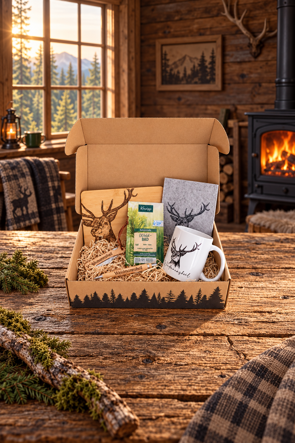 Geschenk Box für Jäger und Jägerinnen