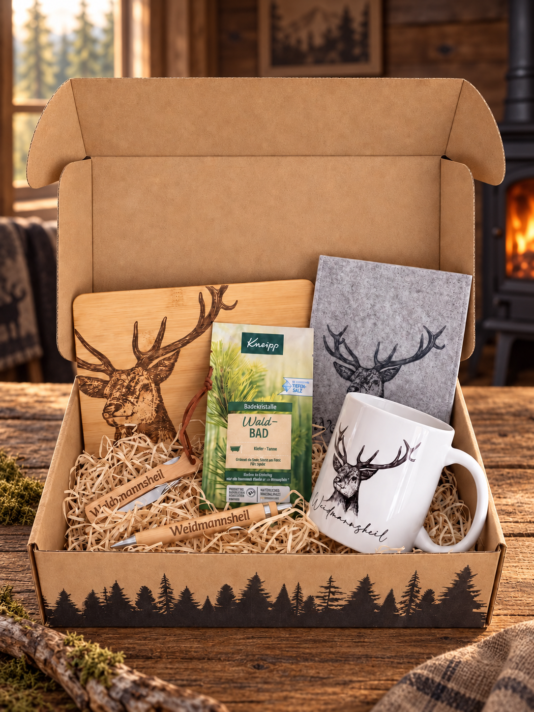 Geschenk Box für Jäger und Jägerinnen