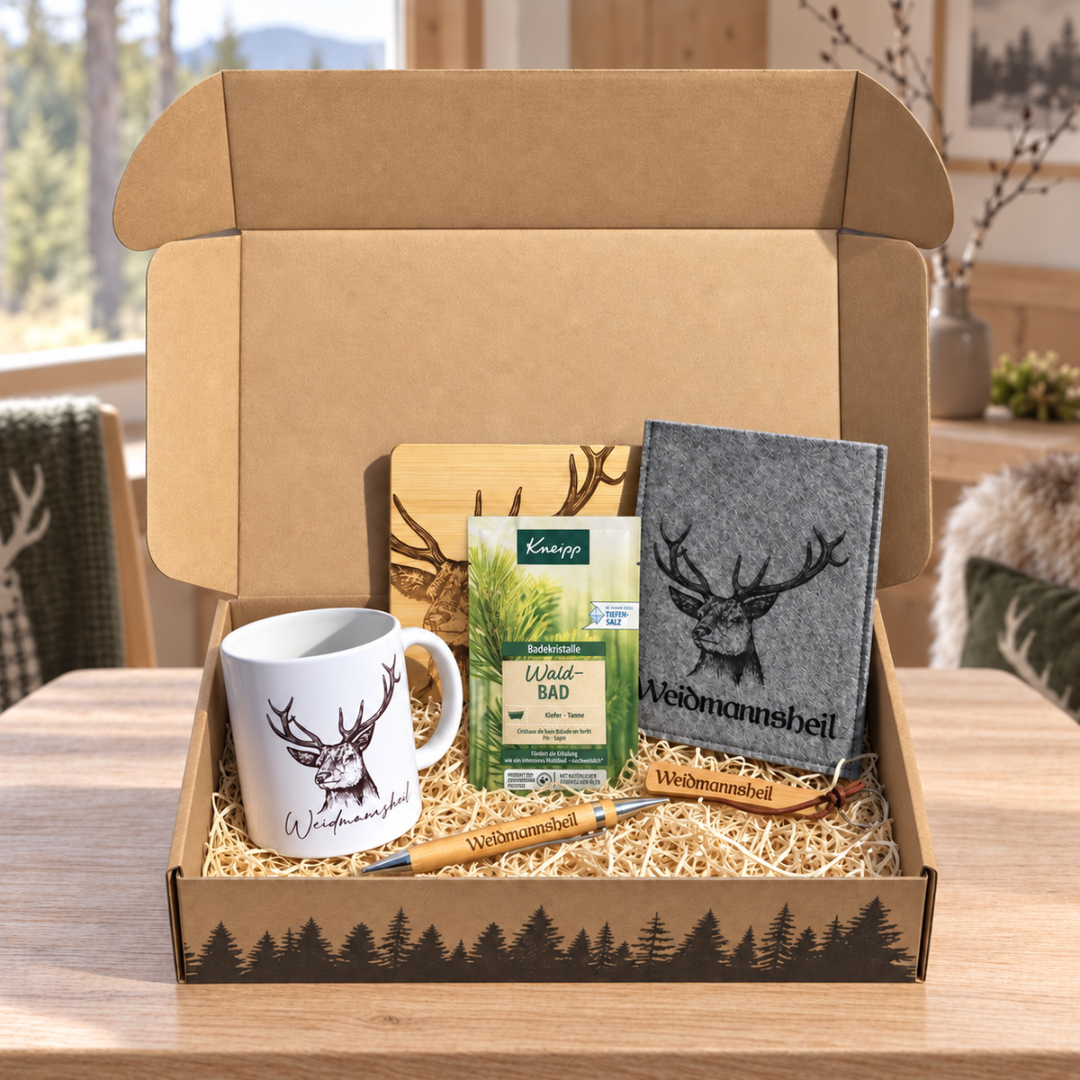 Geschenk Box für Jäger und Jägerinnen