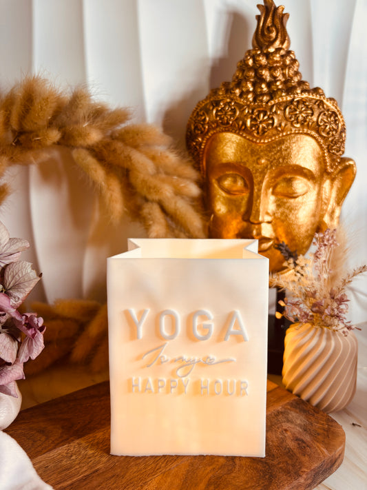 3D-Druckdatei - Windlicht - Papiertüte - YOGA