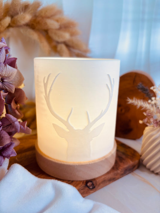 3D-Druckdatei - Windlicht - Hirsch