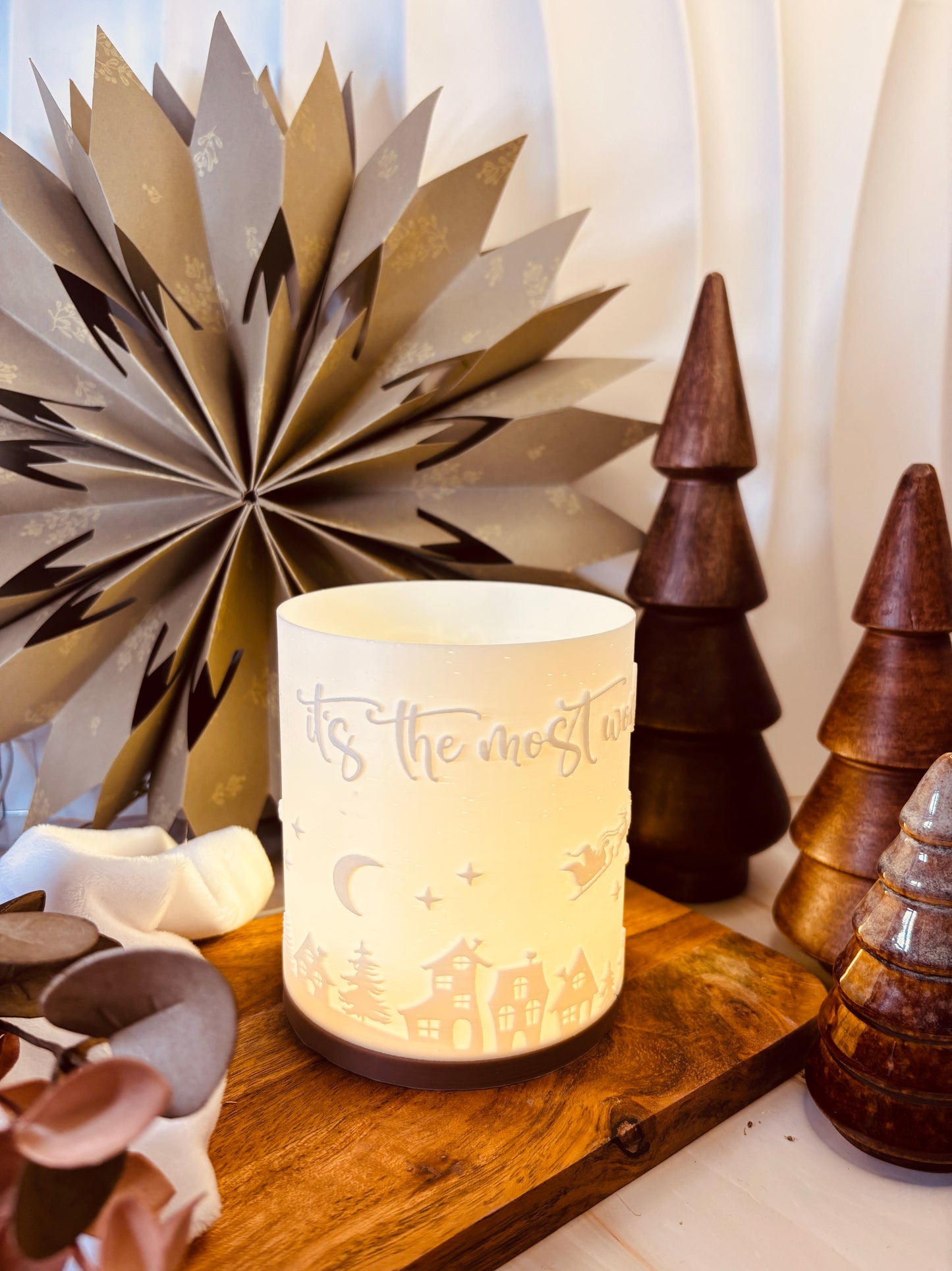 3D-Druckdatei - Windlicht - wonderful time