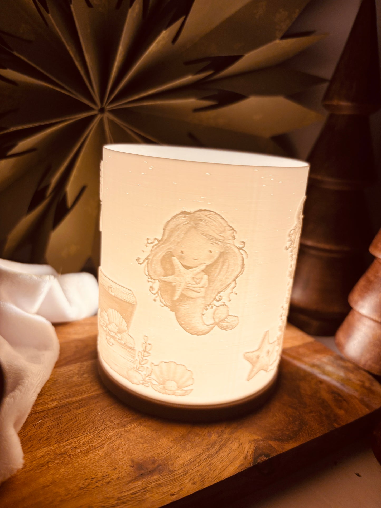 3D-Druckdatei - Nachtlicht - Meerjungfrau