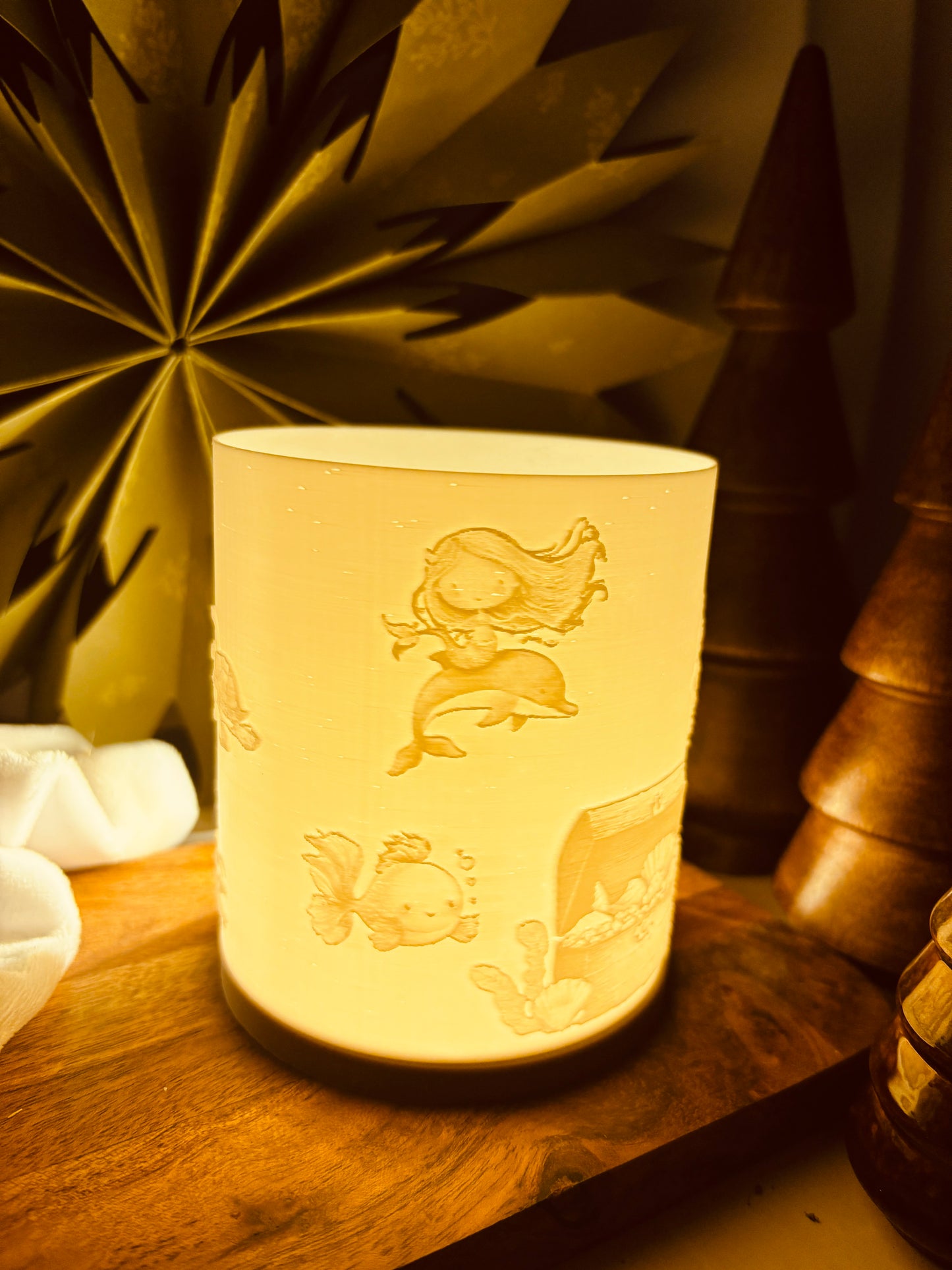 3D-Druckdatei - Nachtlicht - Meerjungfrau