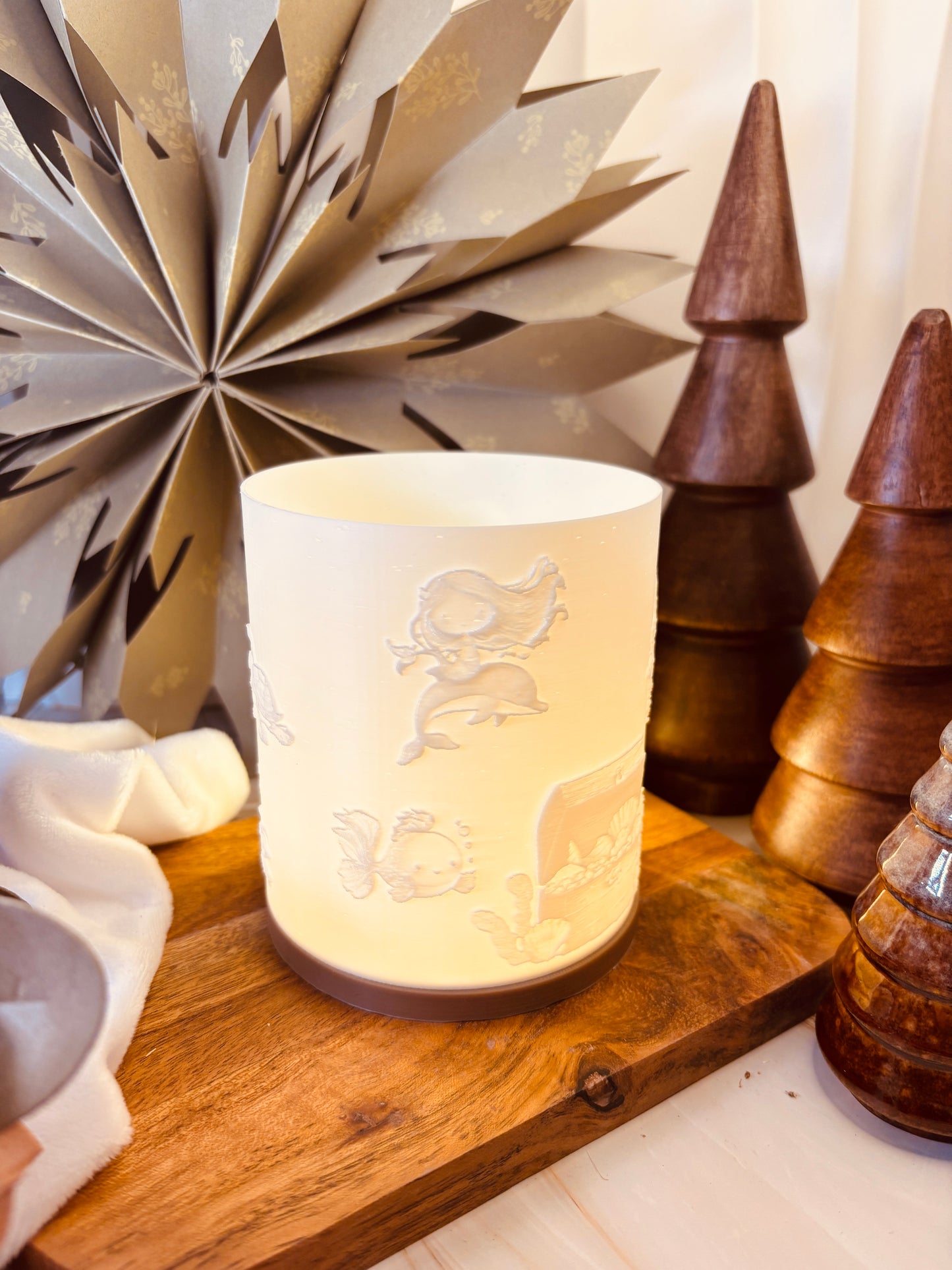 3D-Druckdatei - Nachtlicht - Meerjungfrau