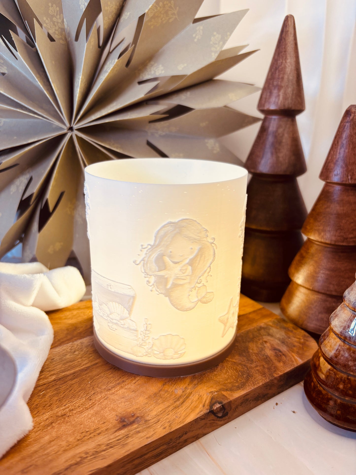 3D-Druckdatei - Nachtlicht - Meerjungfrau