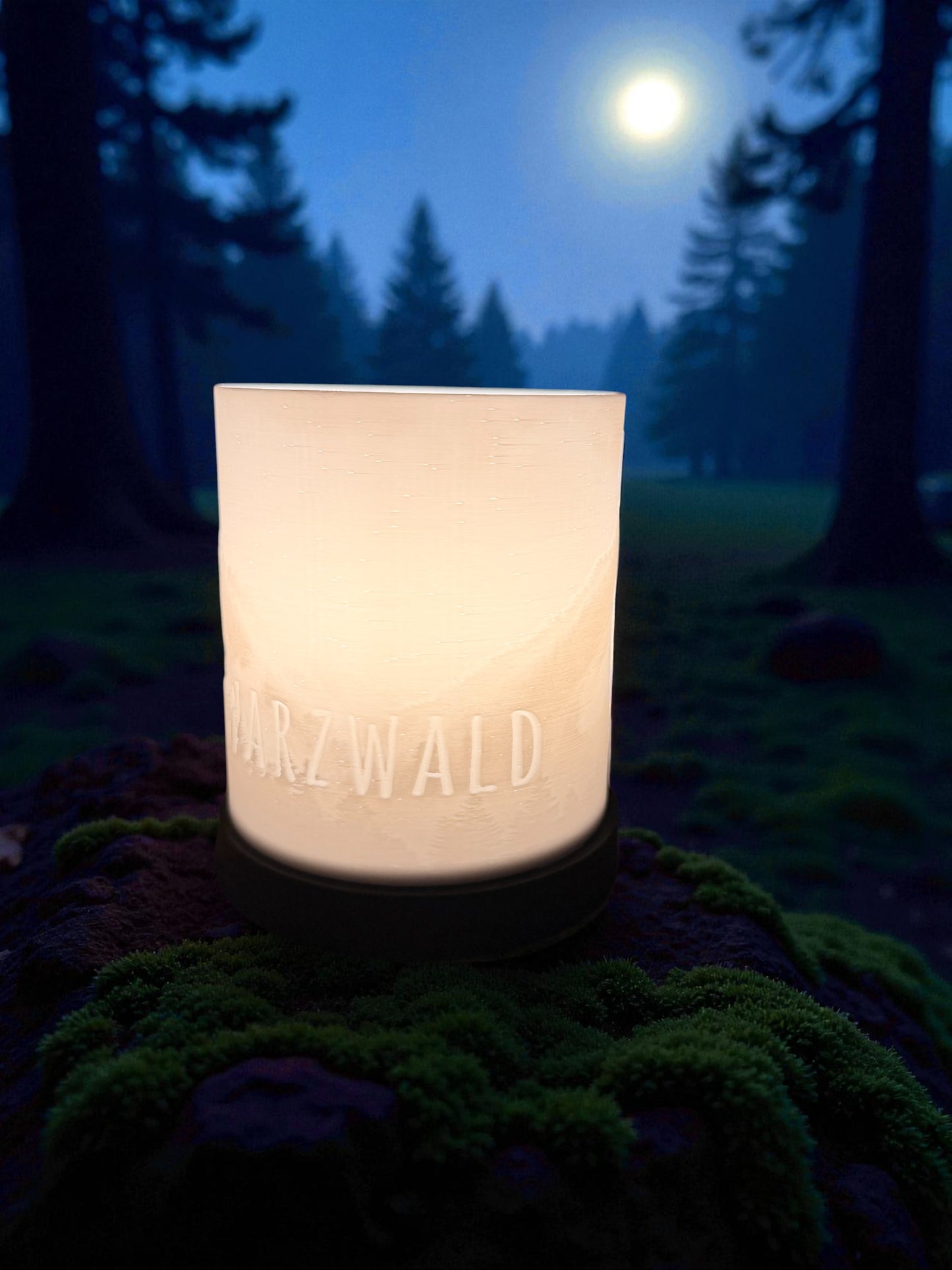 3D-Druckdatei - Windlicht - Schwarzwald No2