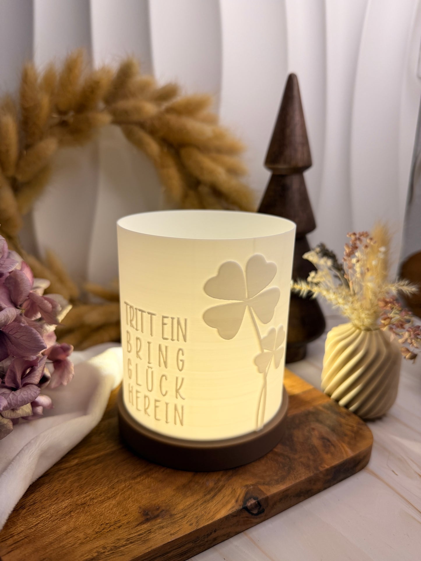 3D-Druckdatei - Windlicht - Glück