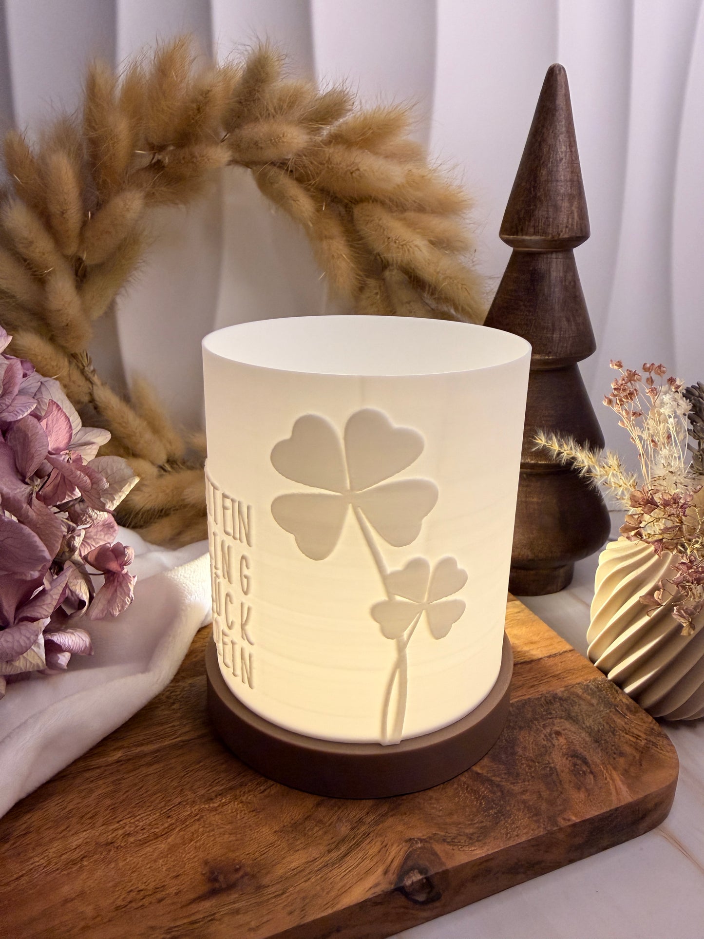 3D-Druckdatei - Windlicht - Glück