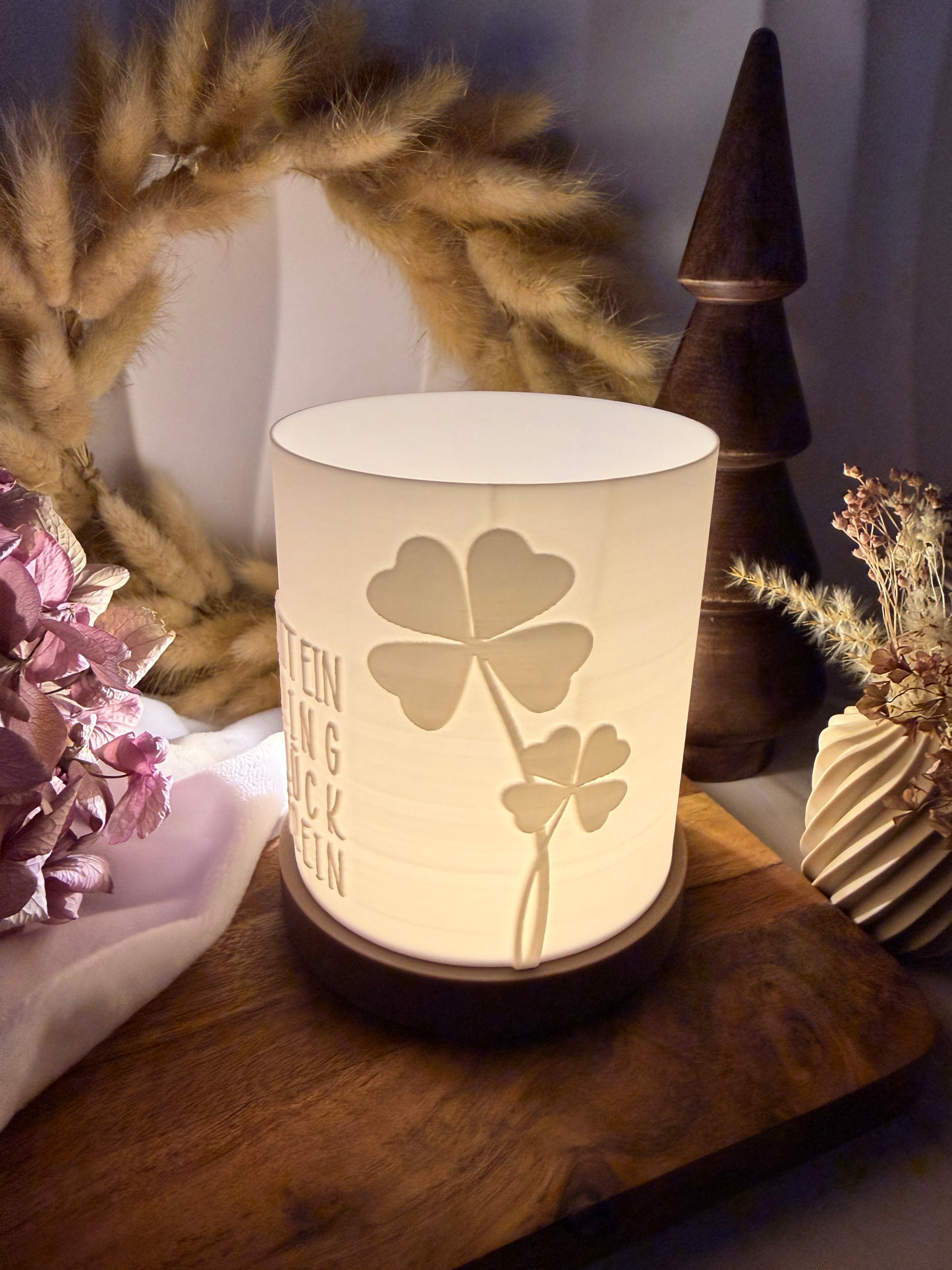 3D-Druckdatei - Windlicht - Glück