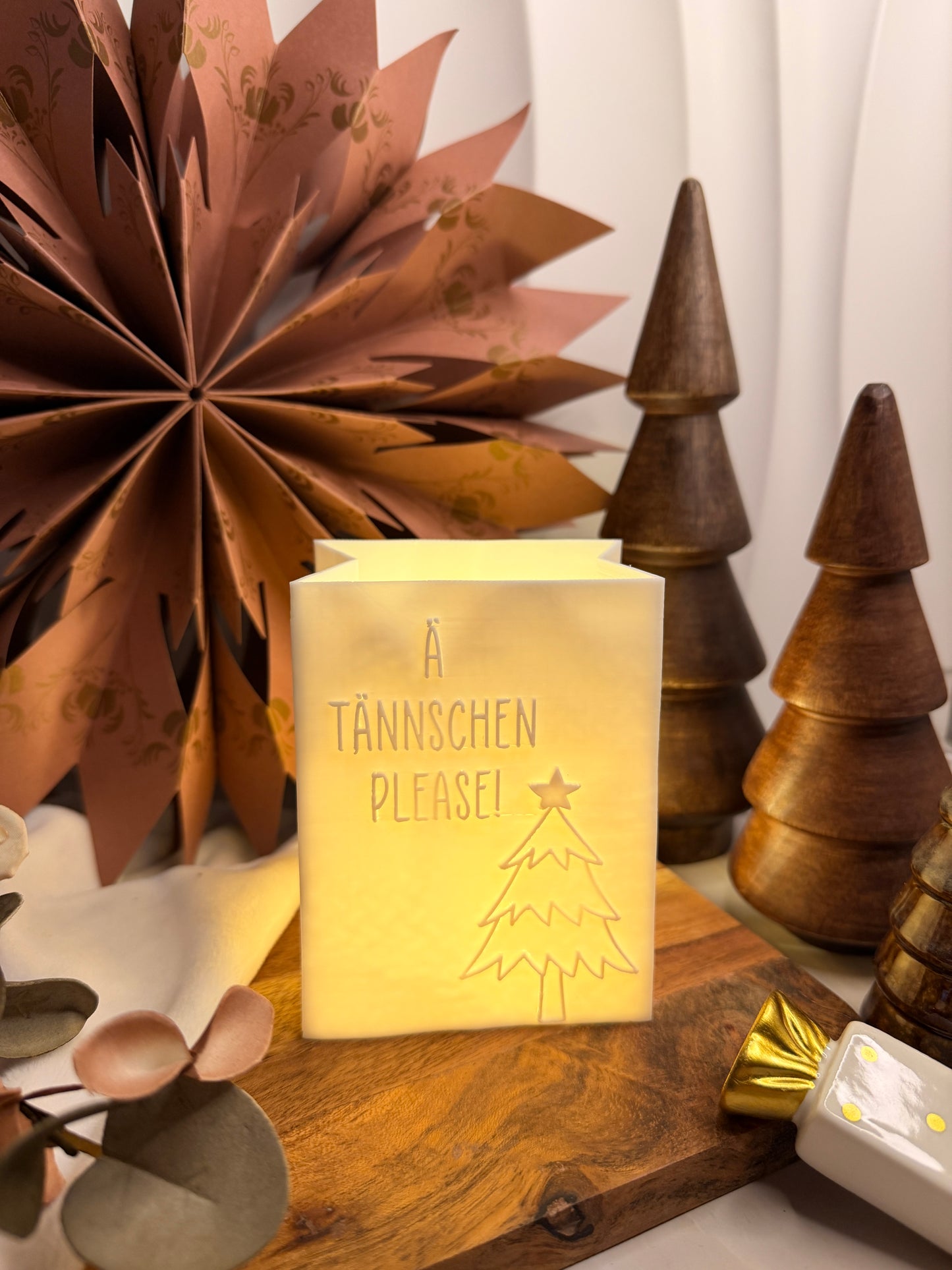 3D-Druckdatei - Windlicht - Papiertüte - Ä Tännschen