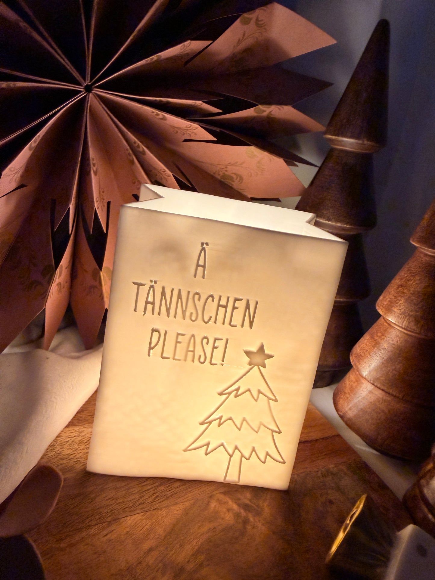 3D-Druckdatei - Windlicht - Papiertüte - Ä Tännschen