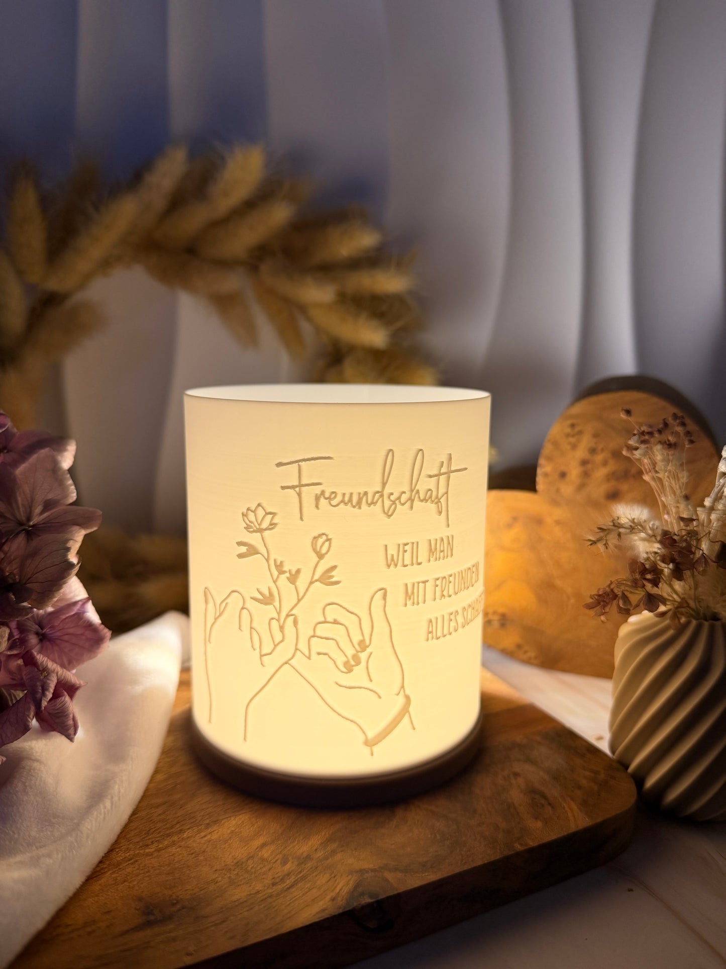 3D-Druckdatei - Windlicht - Freundschaft