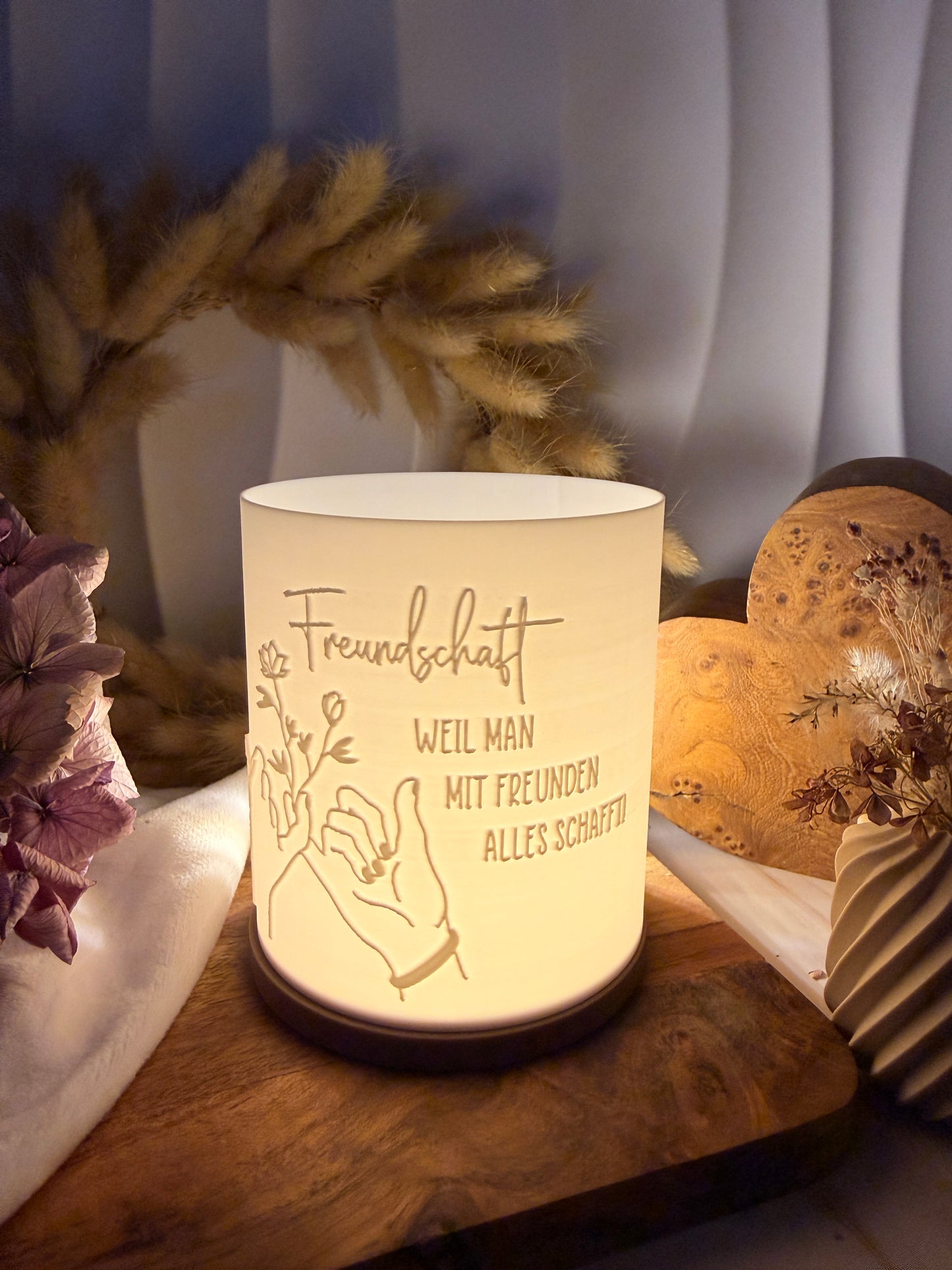 3D-Druckdatei - Windlicht - Freundschaft
