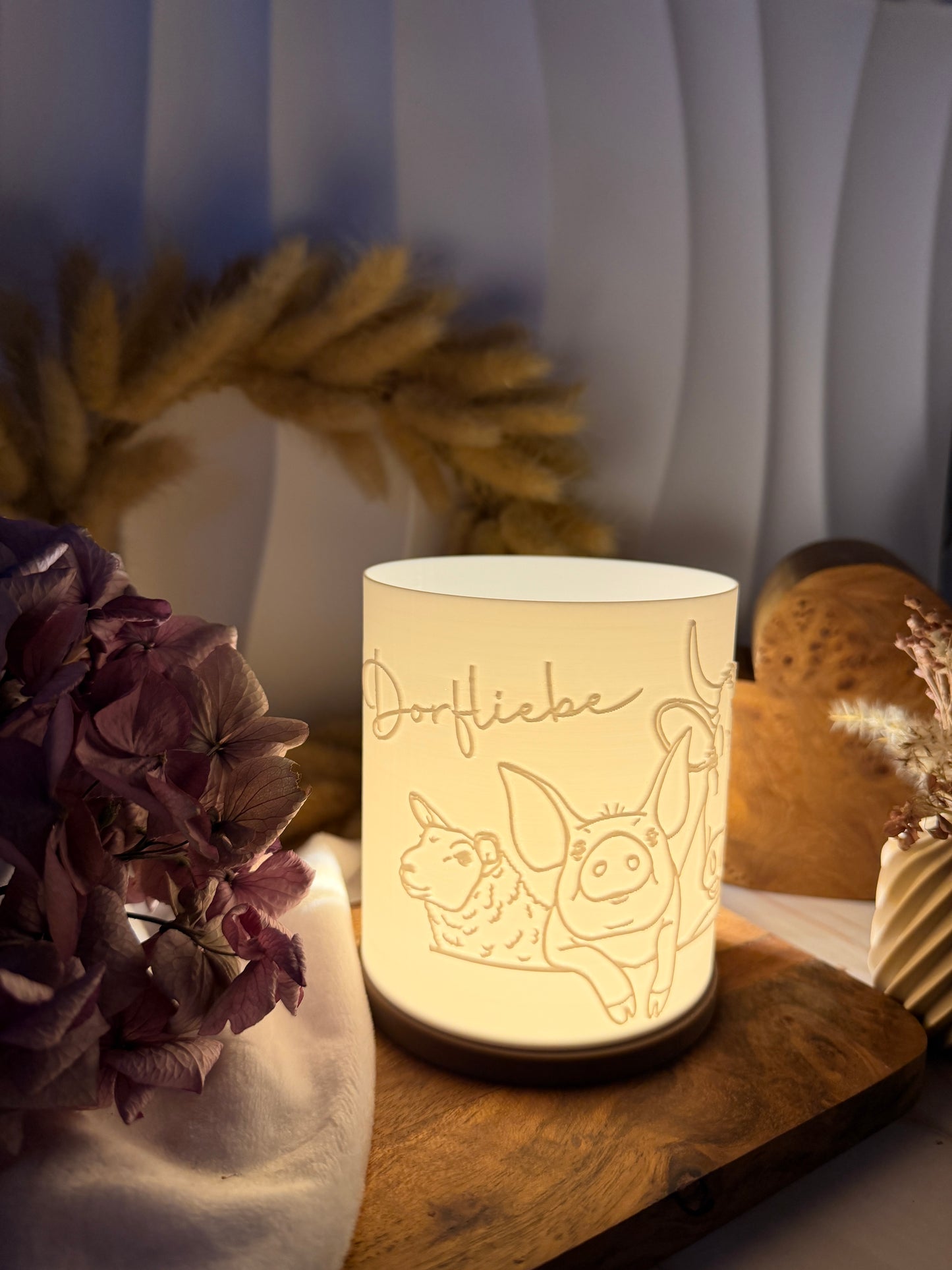 3D-Druckdatei - Windlicht - Dorfliebe