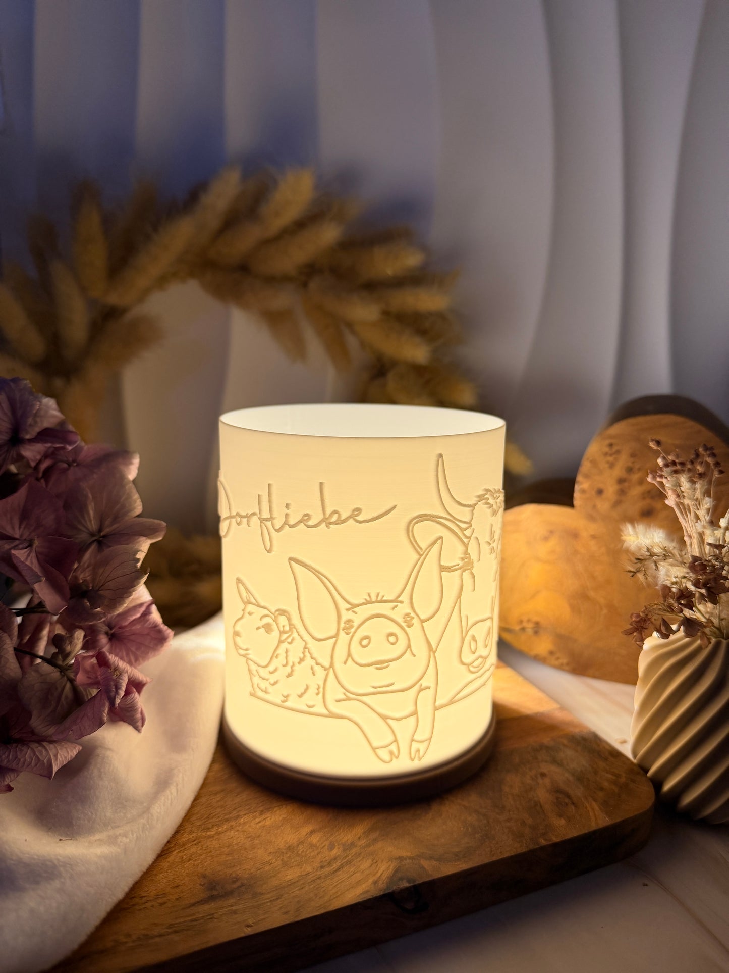 3D-Druckdatei - Windlicht - Dorfliebe