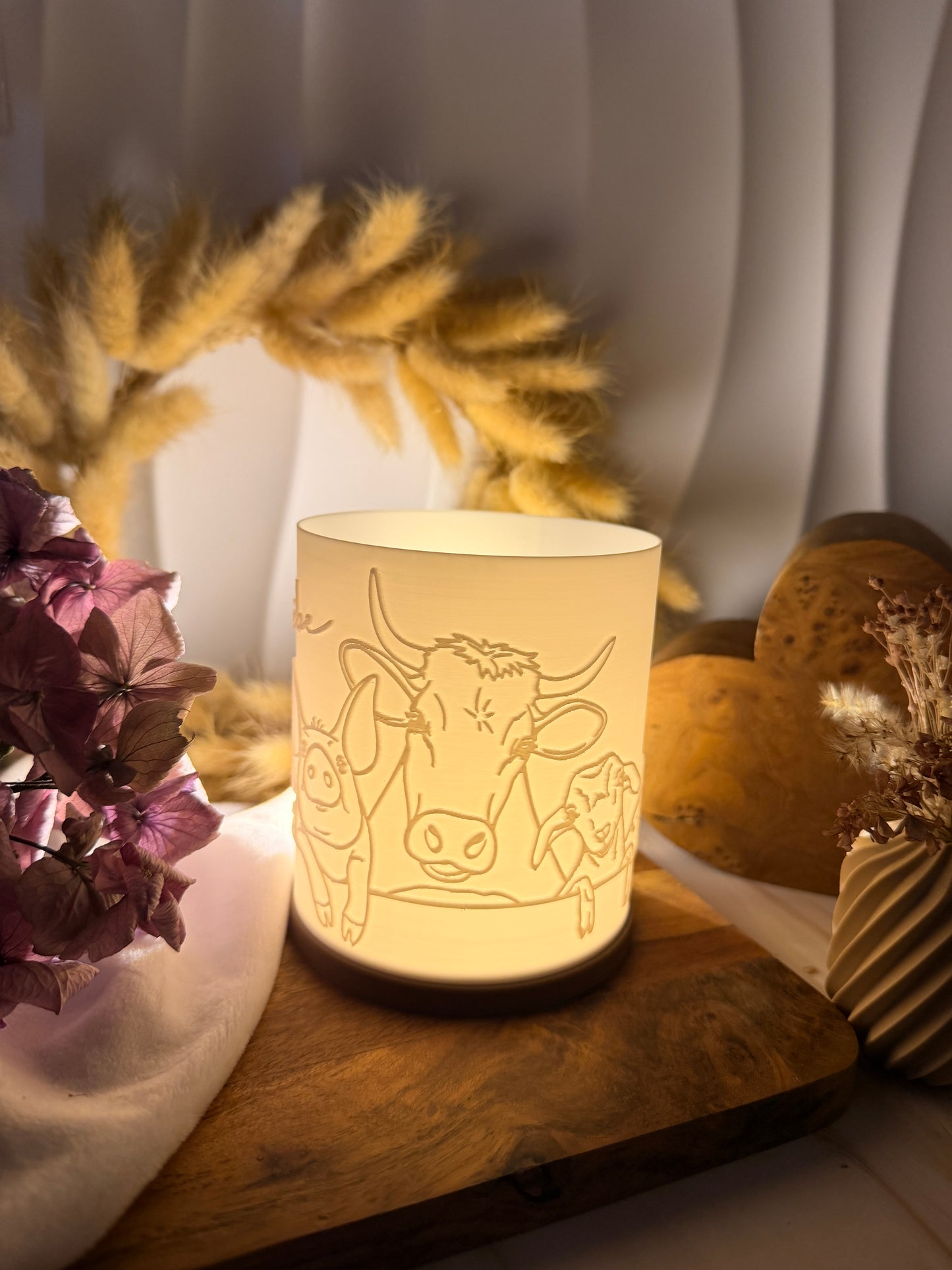 3D-Druckdatei - Windlicht - Dorfliebe