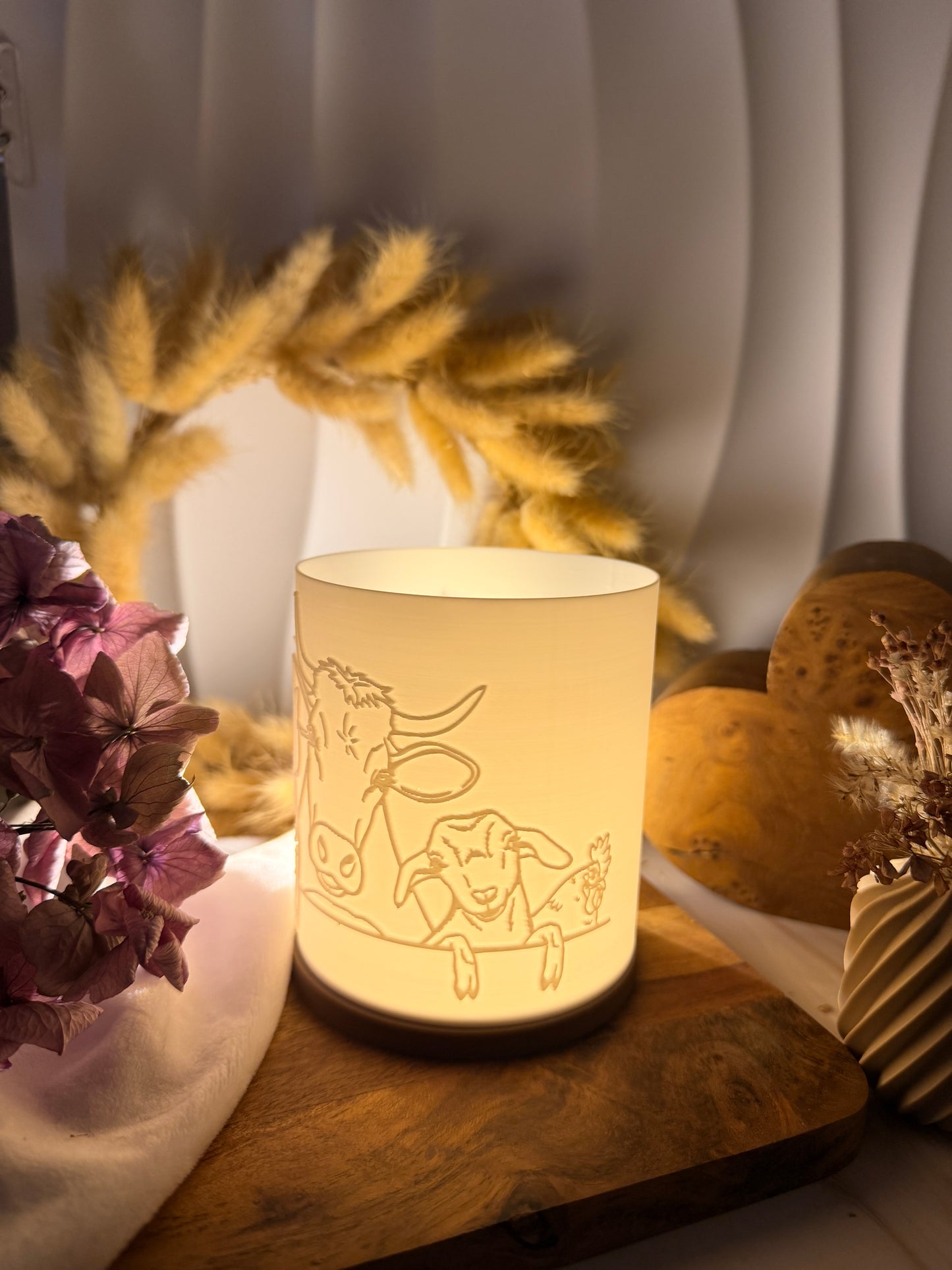3D-Druckdatei - Windlicht - Dorfliebe
