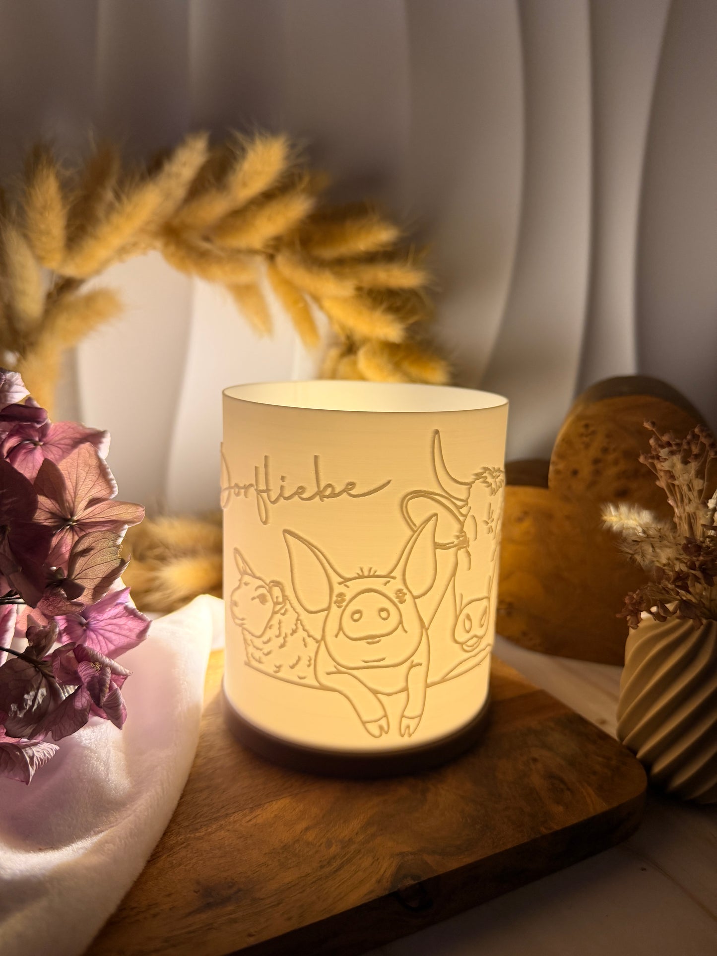 3D-Druckdatei - Windlicht - Dorfliebe