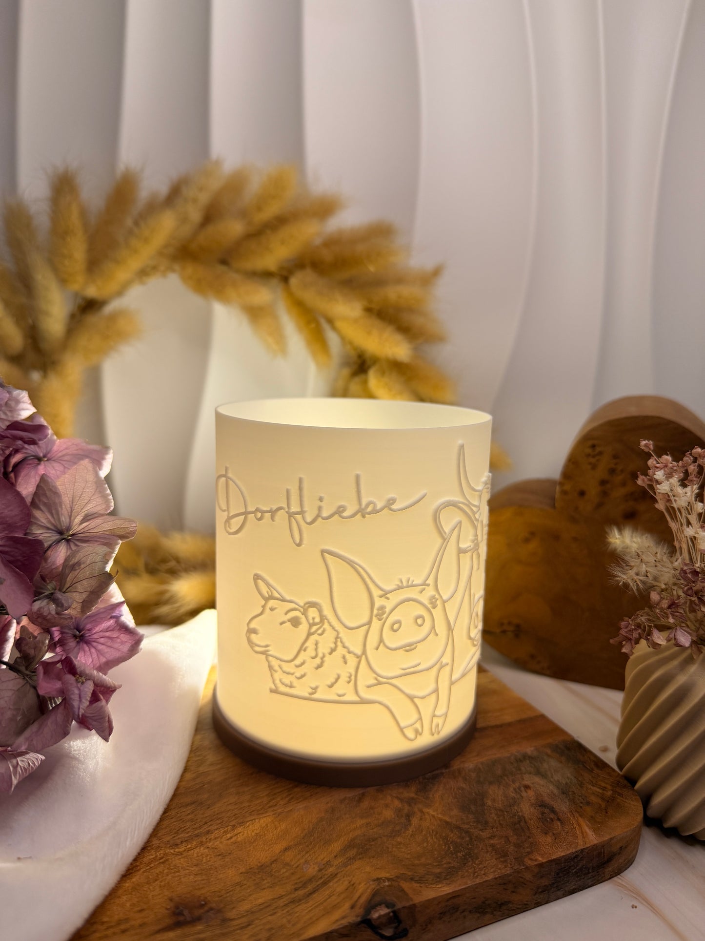 3D-Druckdatei - Windlicht - Dorfliebe