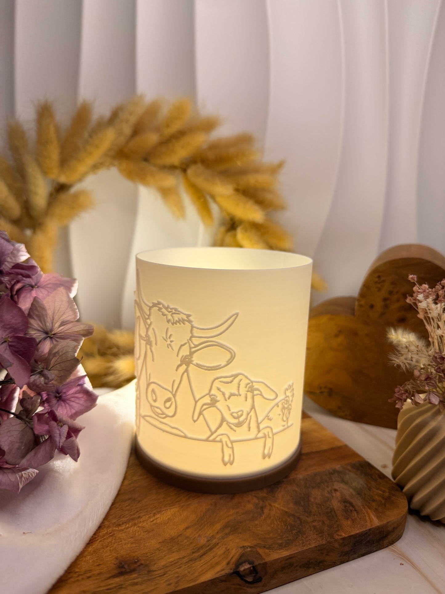 3D-Druckdatei - Windlicht - Dorfliebe