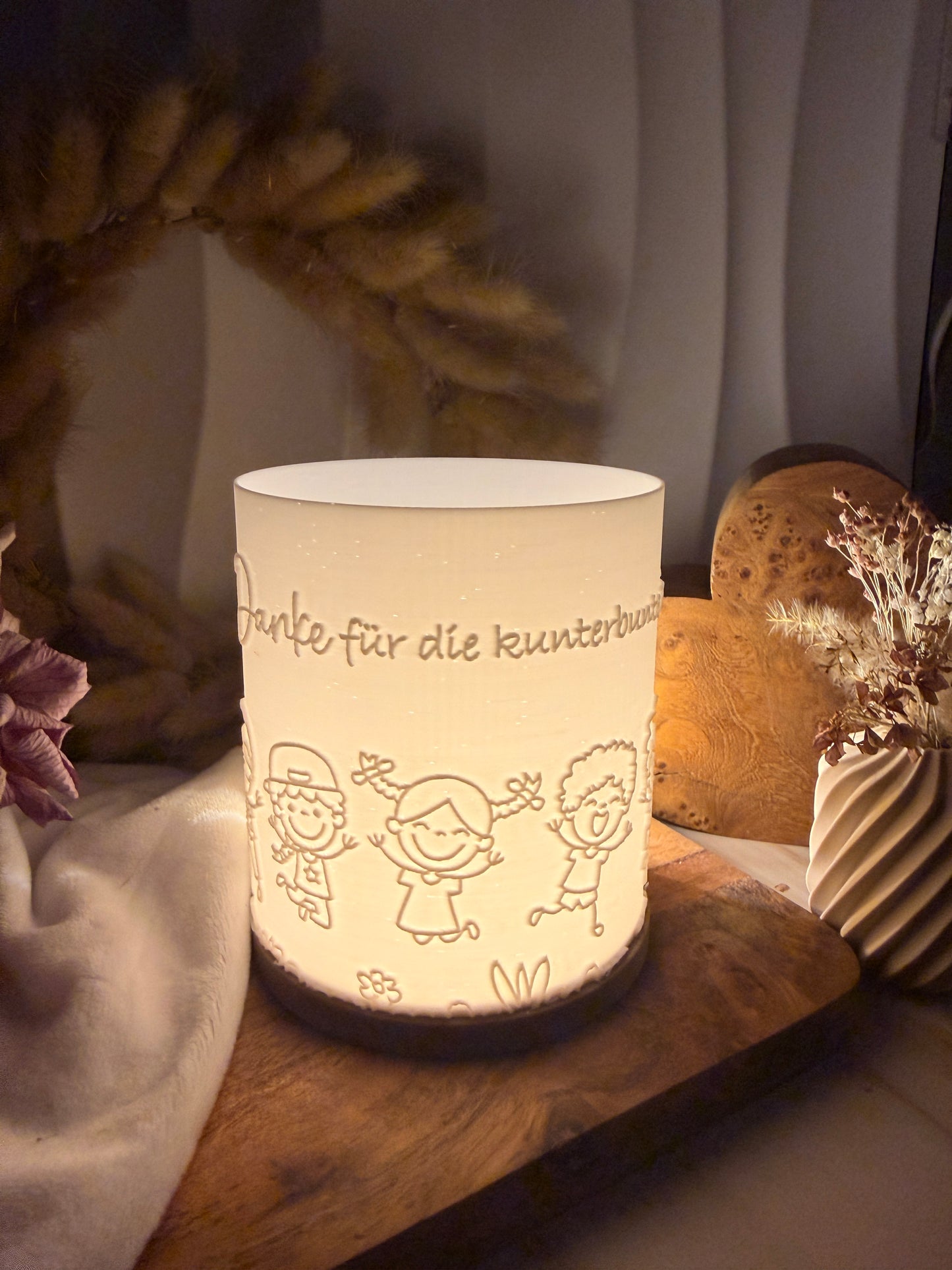 3D-Druckdatei - Windlicht - Kunterbunte Zeit