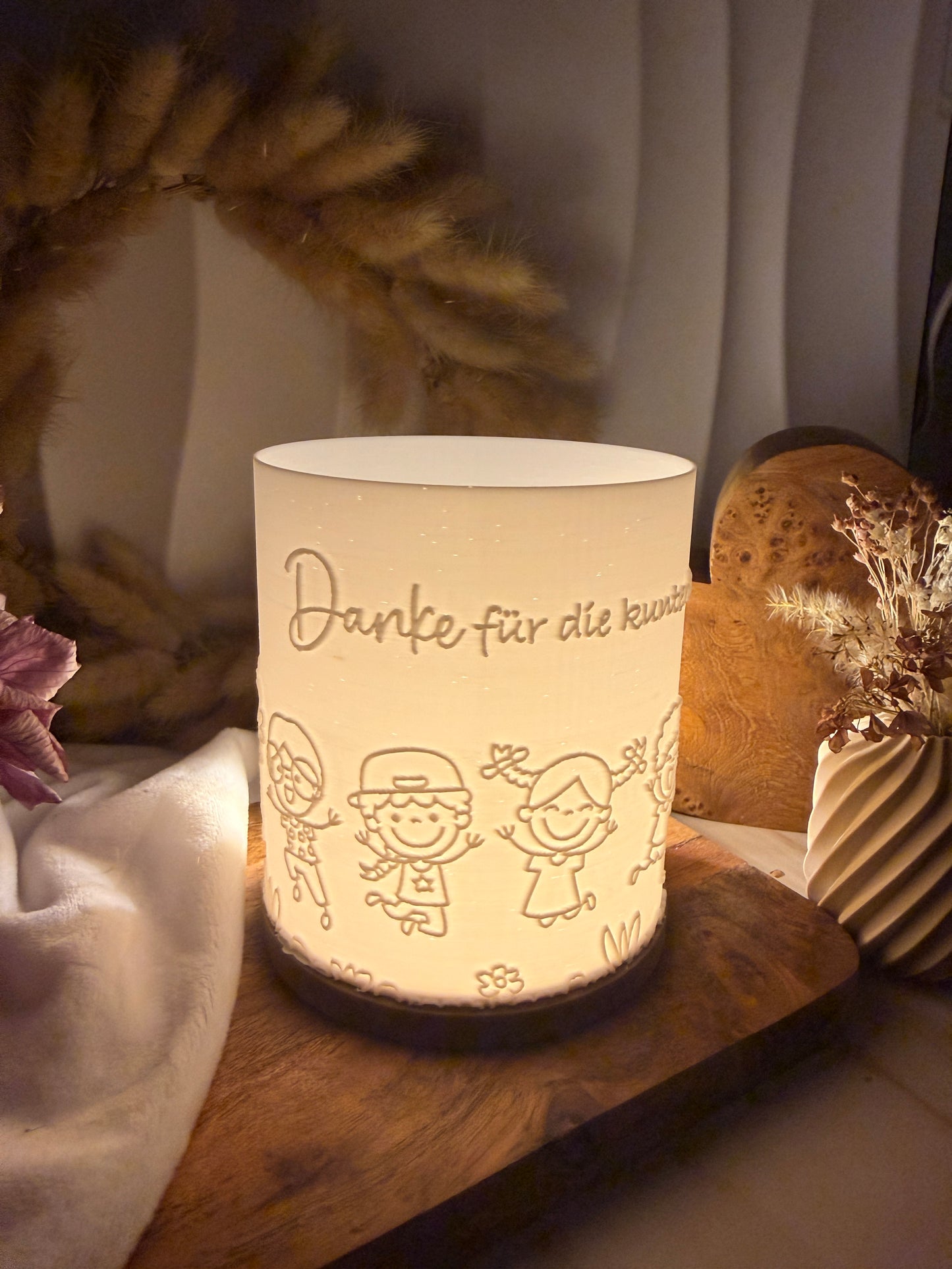 3D-Druckdatei - Windlicht - Kunterbunte Zeit