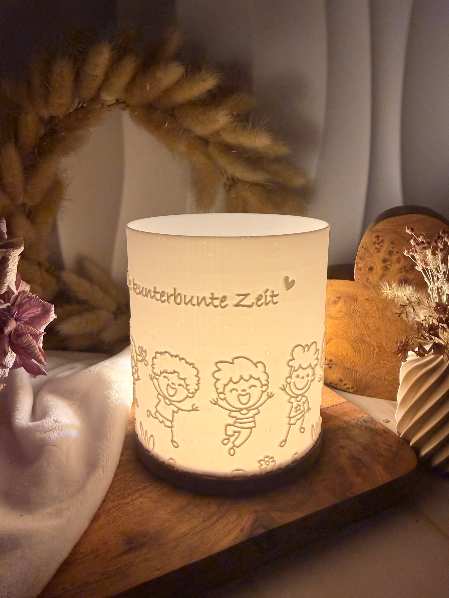 3D-Druckdatei - Windlicht - Kunterbunte Zeit