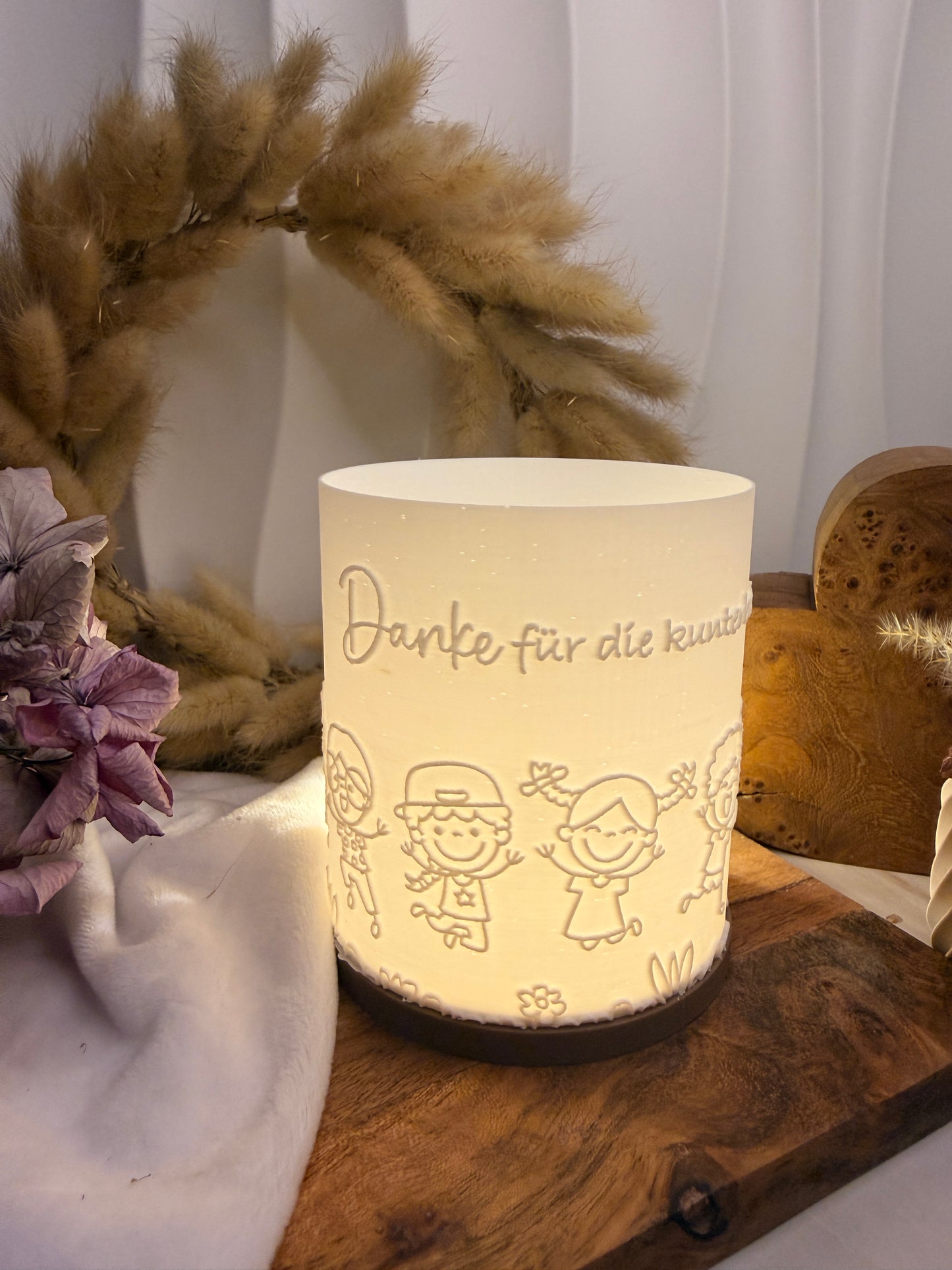 3D-Druckdatei - Windlicht - Kunterbunte Zeit