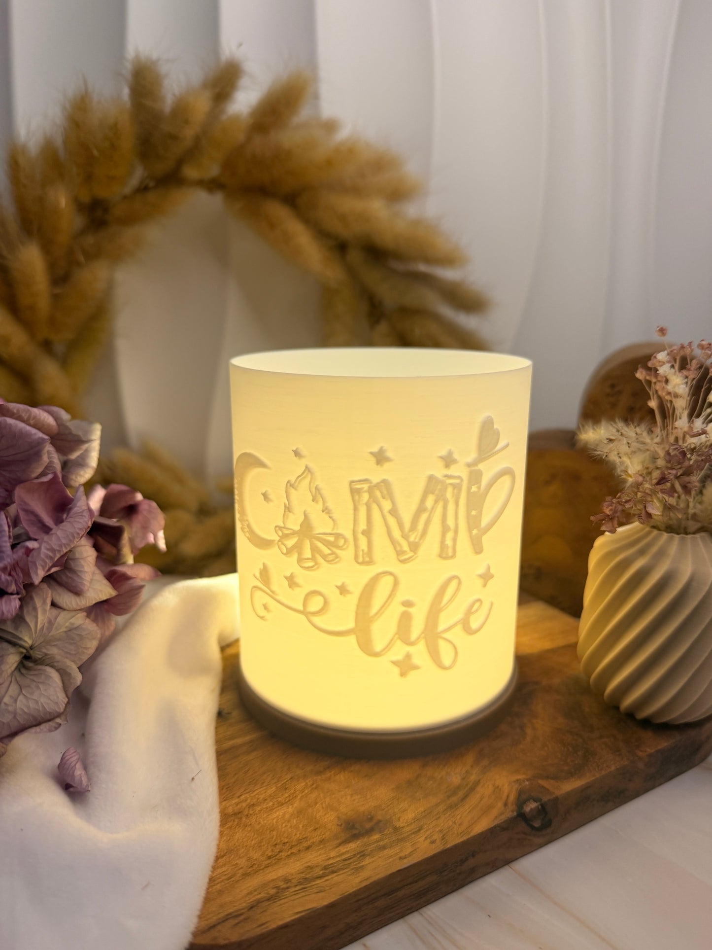 3D-Druckdatei - Windlicht - Camp Life