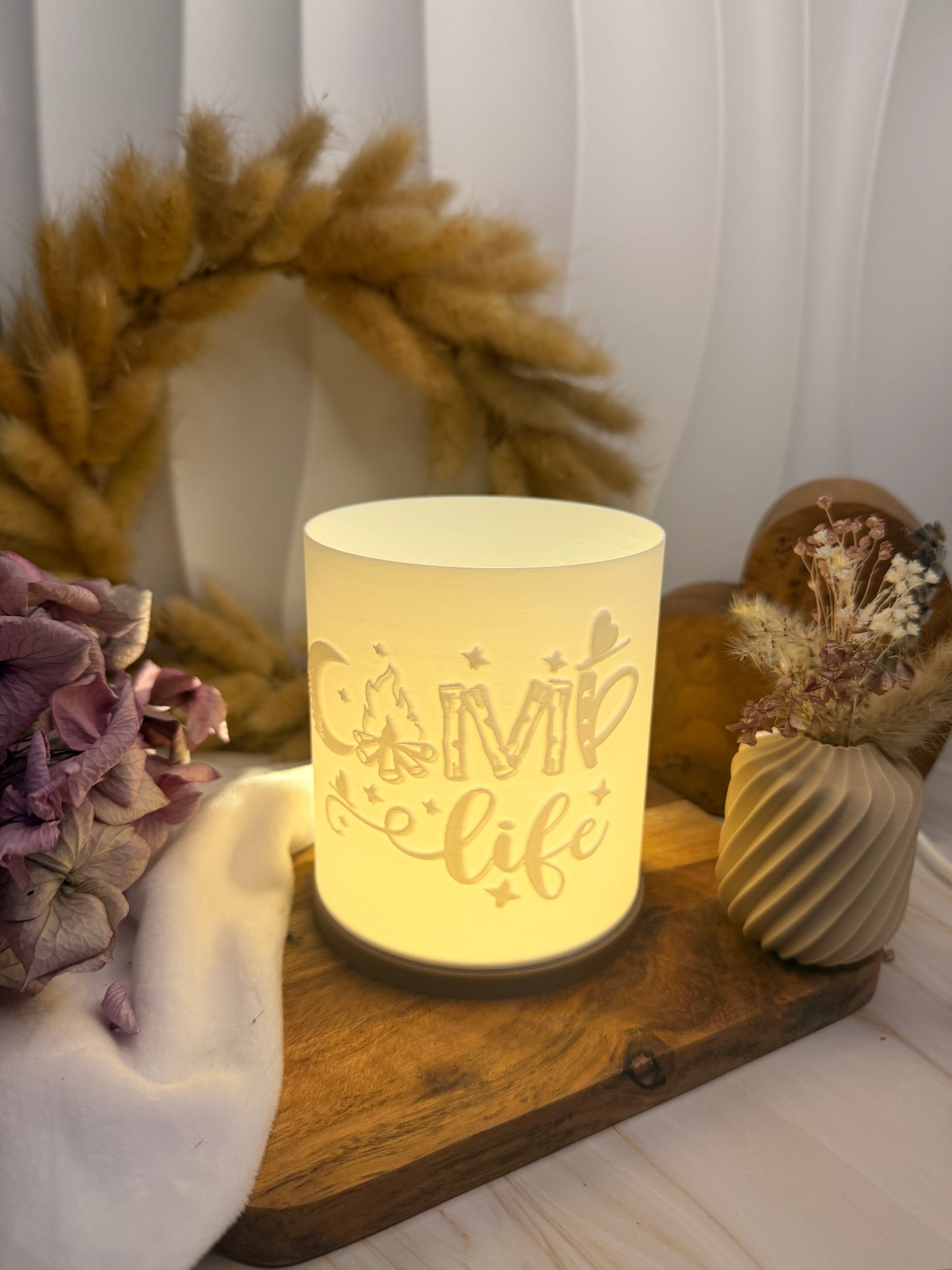 3D-Druckdatei - Windlicht - Camp Life
