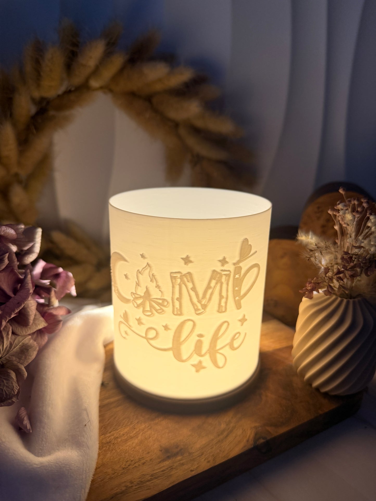 3D-Druckdatei - Windlicht - Camp Life