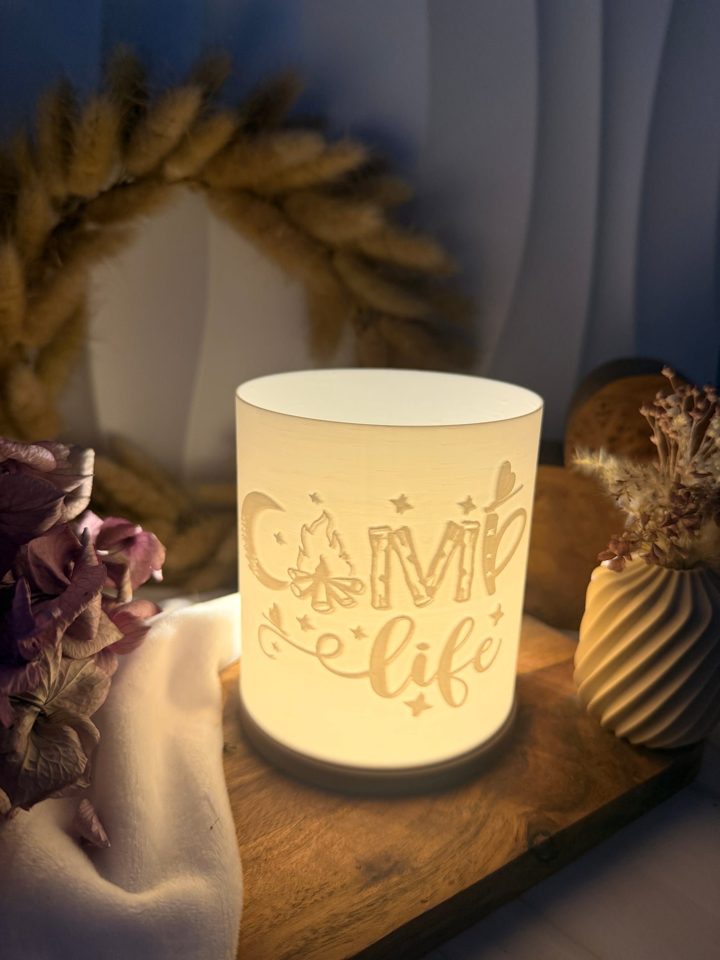3D-Druckdatei - Windlicht - Camp Life