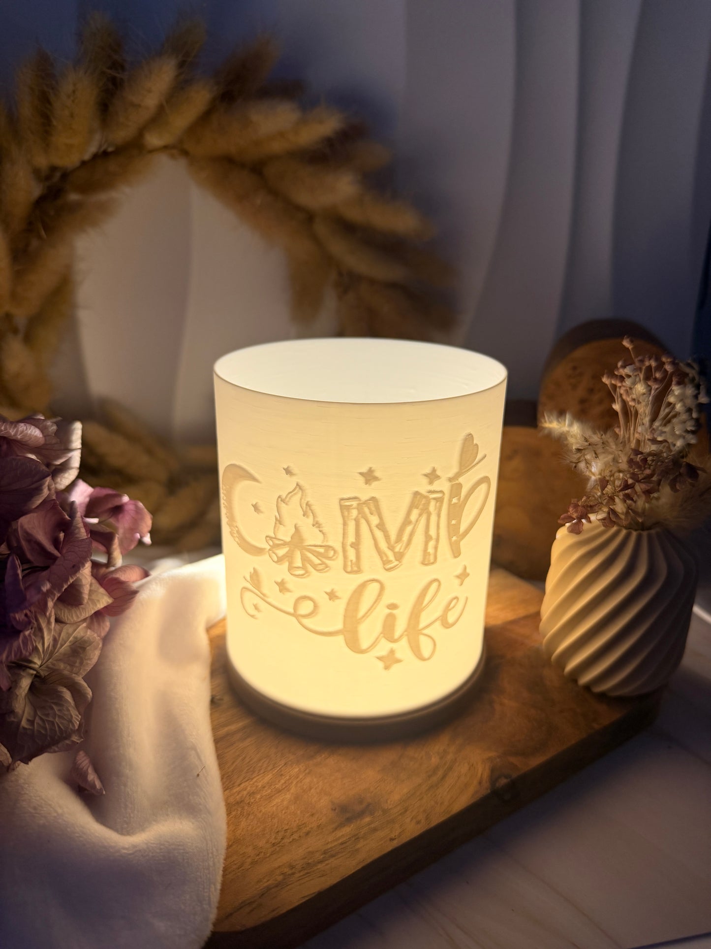 3D-Druckdatei - Windlicht - Camp Life