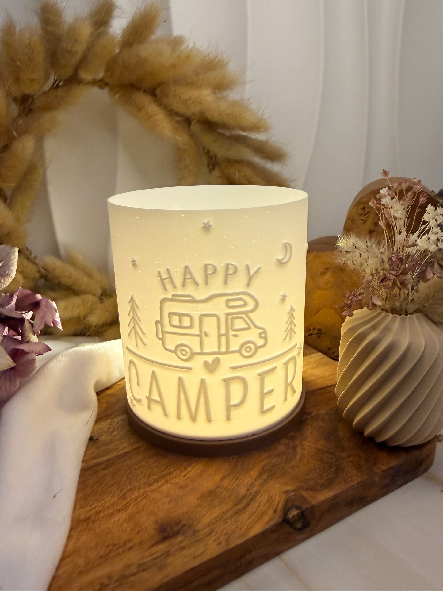 3D-Druckdatei - Windlicht - WOMO Happy camper