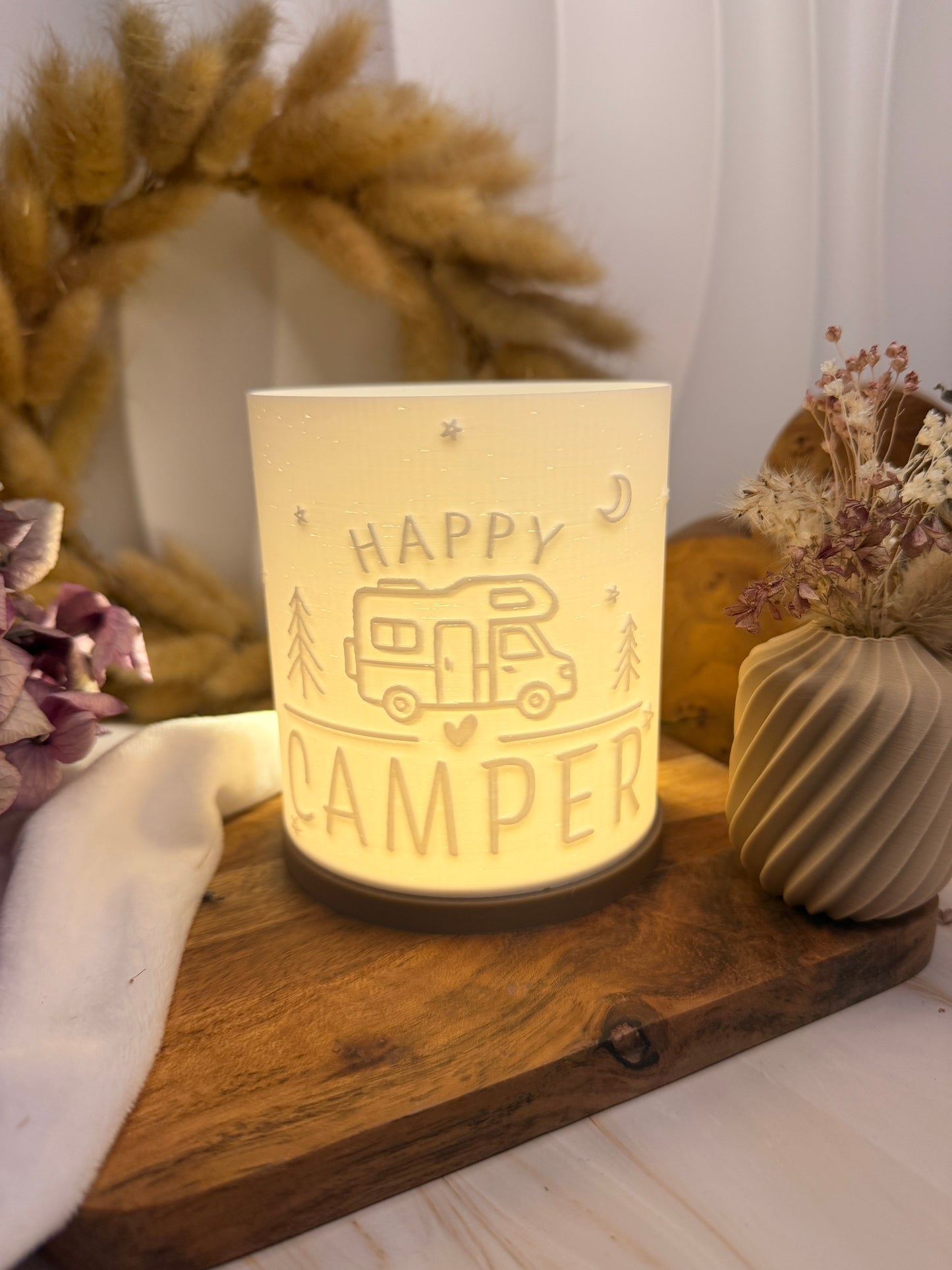 3D-Druckdatei - Windlicht - WOMO Happy camper