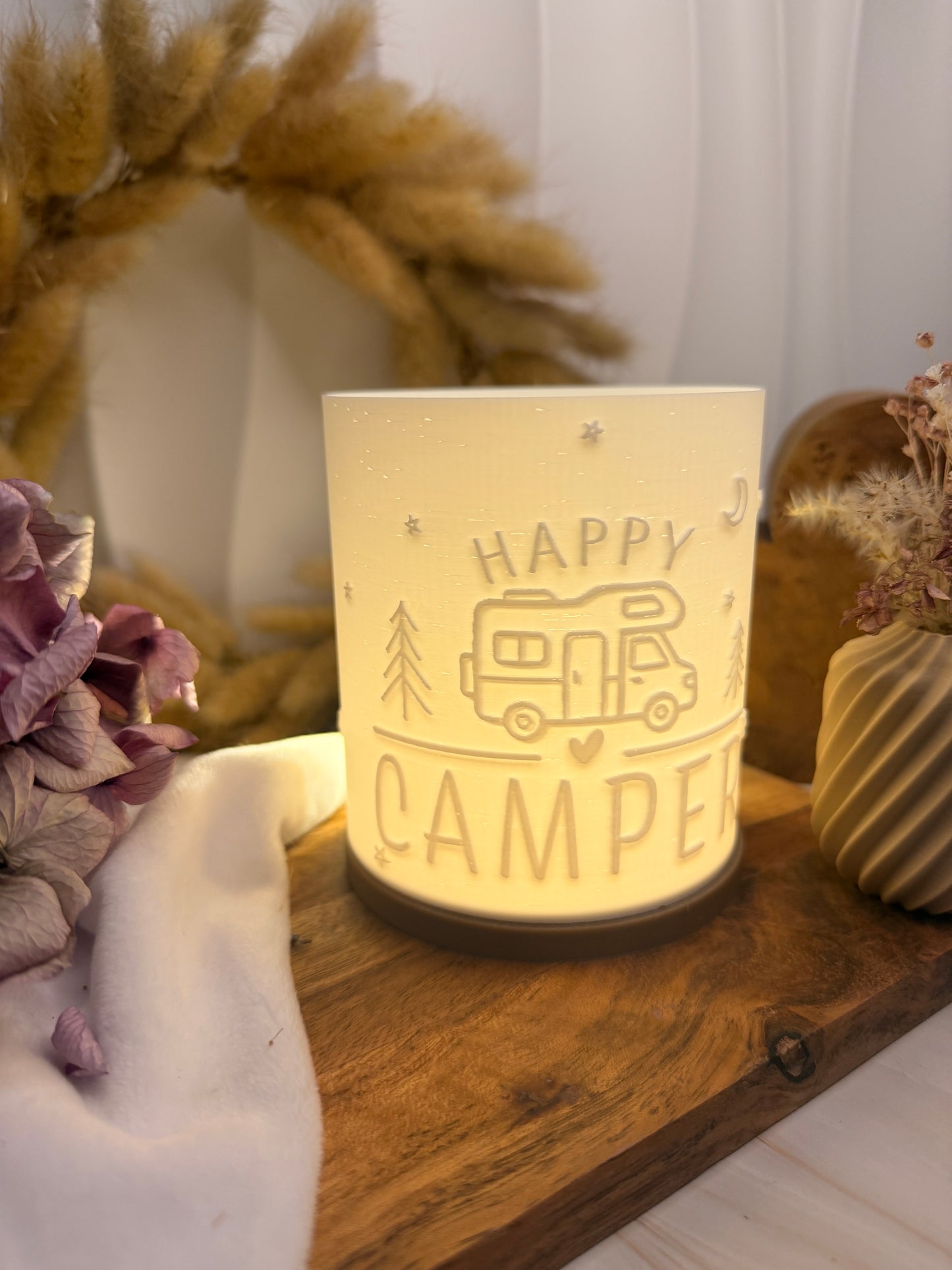 3D-Druckdatei - Windlicht - WOMO Happy camper