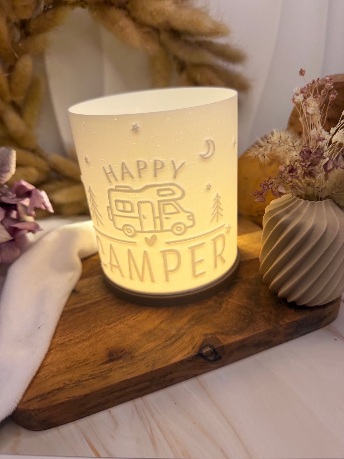 3D-Druckdatei - Windlicht - WOMO Happy camper