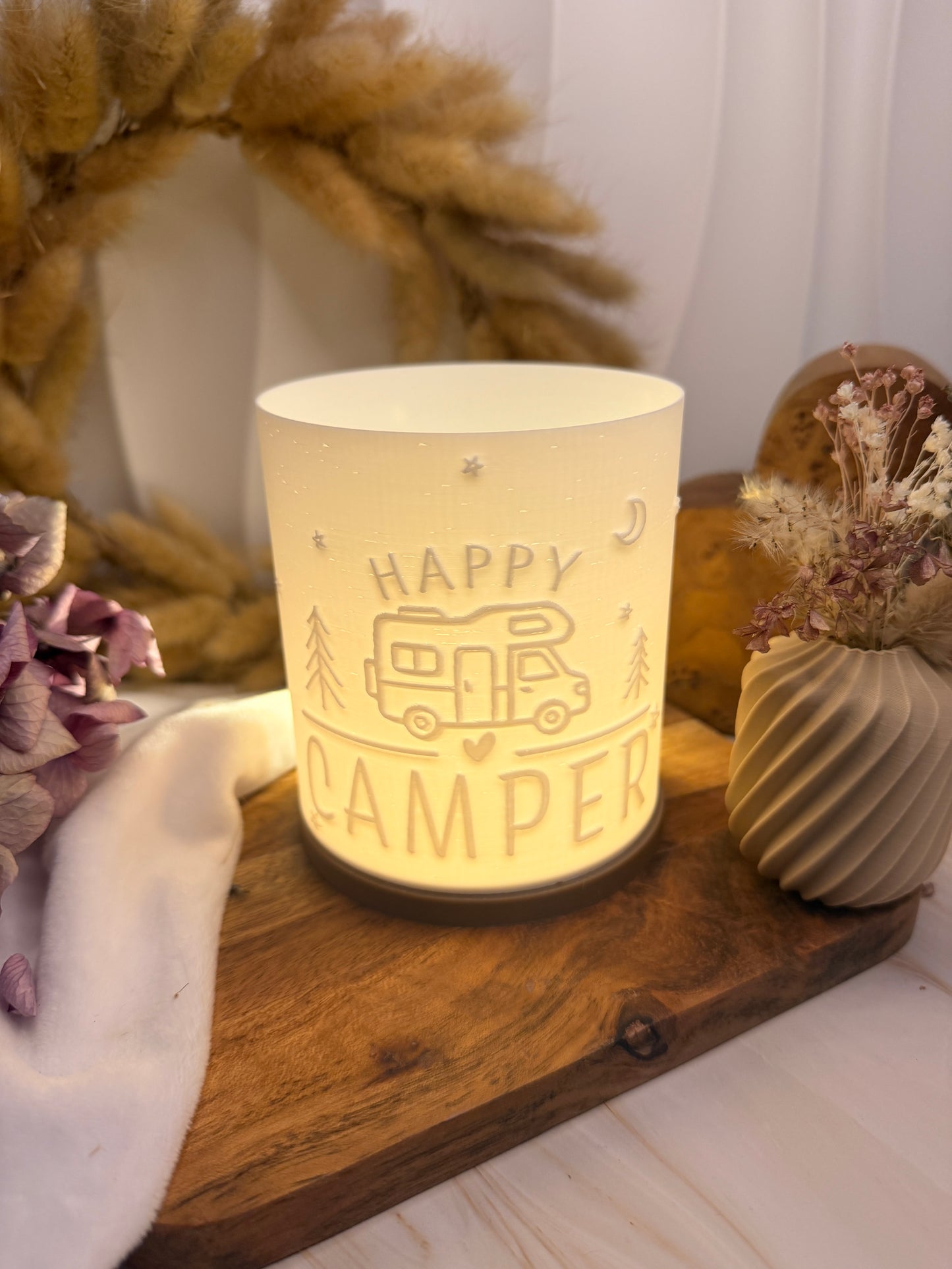 3D-Druckdatei - Windlicht - WOMO Happy camper