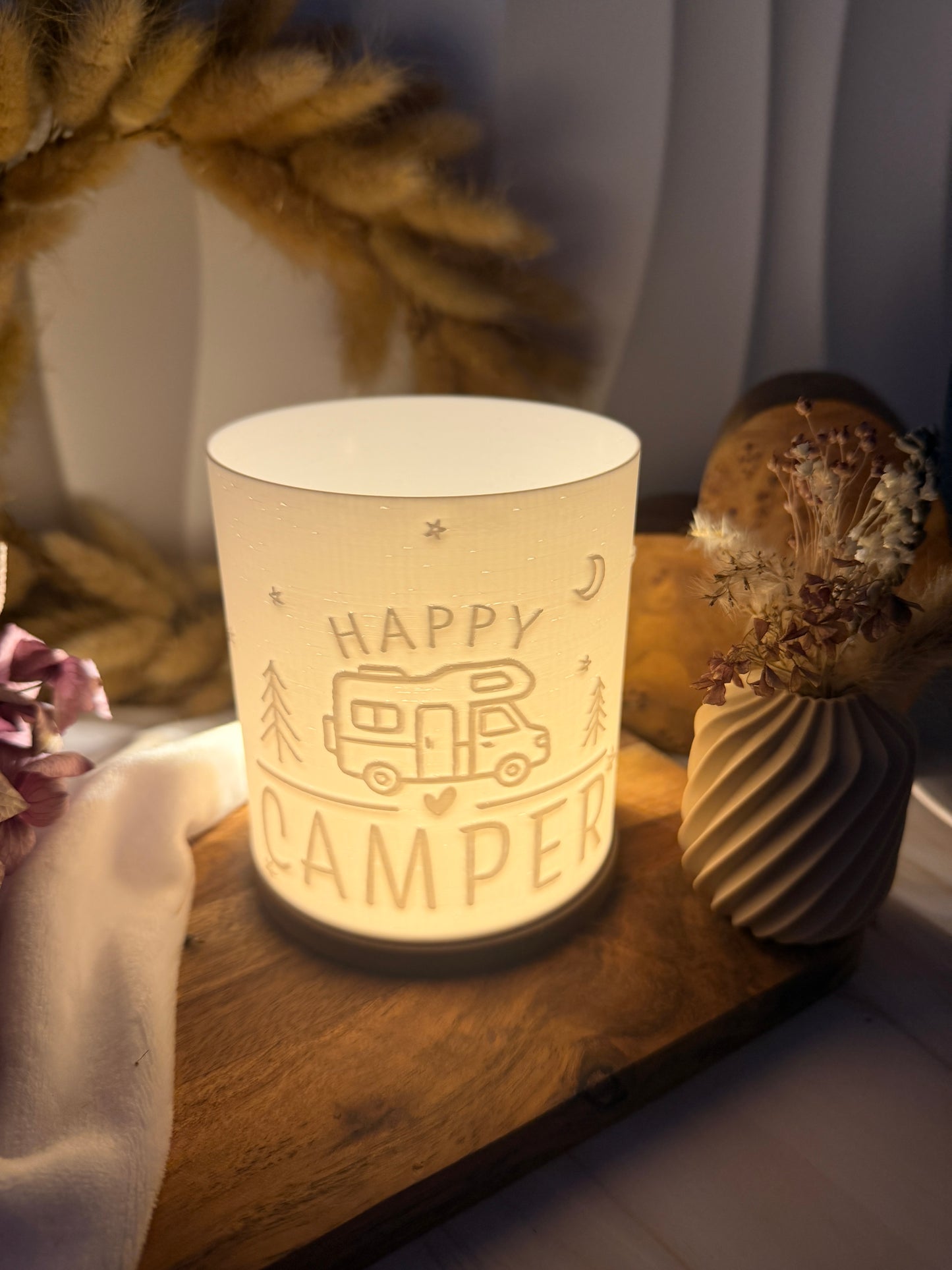 3D-Druckdatei - Windlicht - WOMO Happy camper
