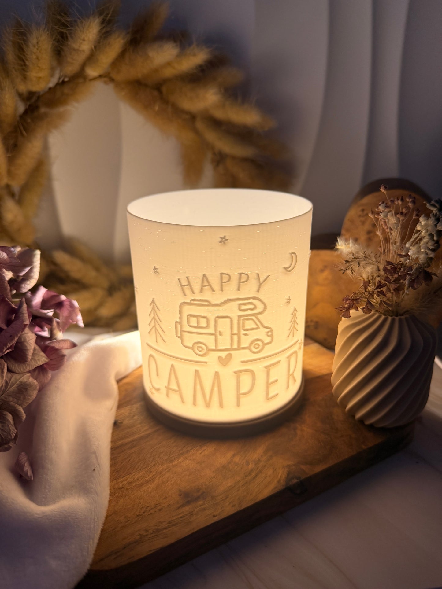 3D-Druckdatei - Windlicht - WOMO Happy camper