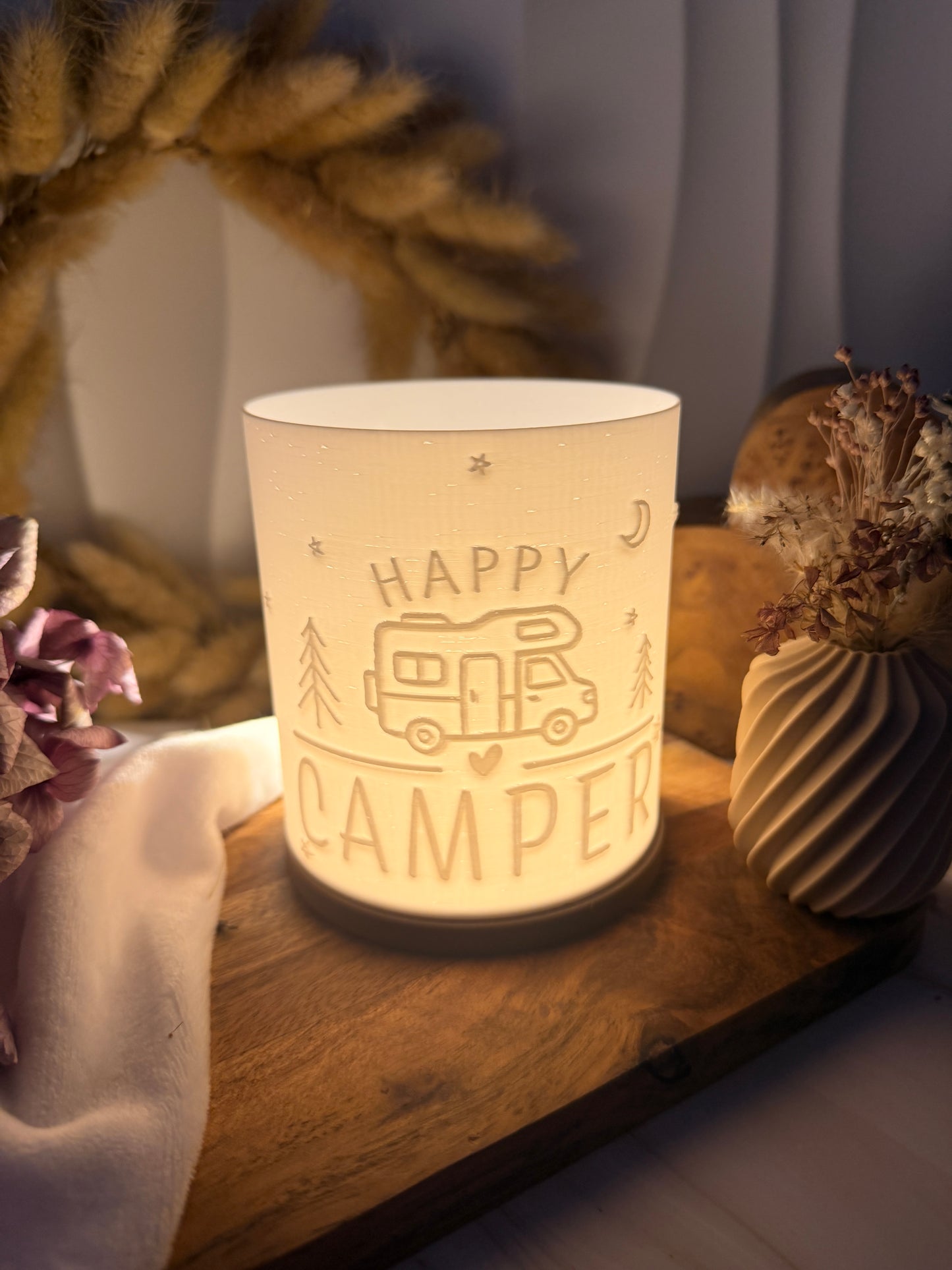 3D-Druckdatei - Windlicht - WOMO Happy camper