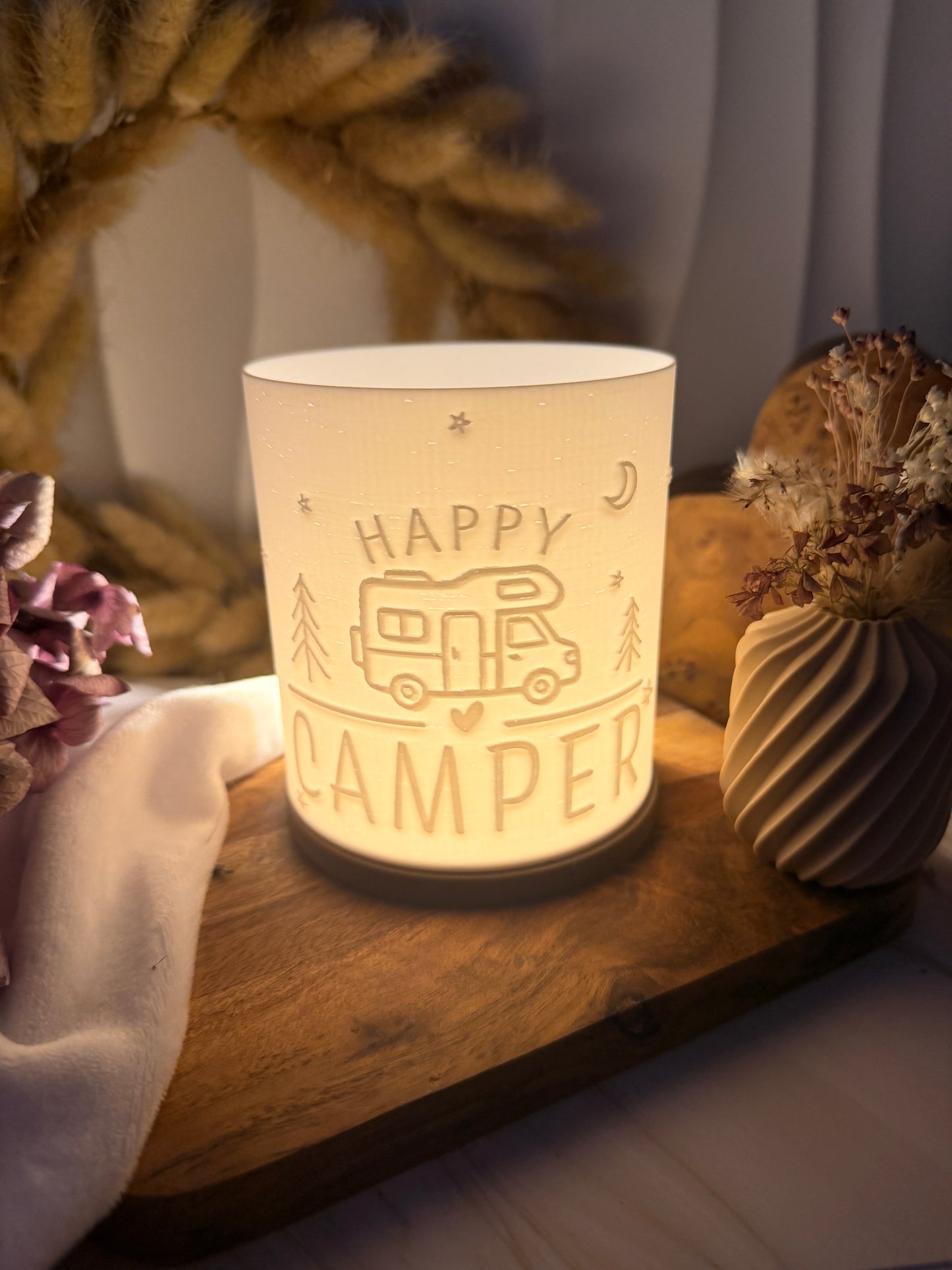 3D-Druckdatei - Windlicht - WOMO Happy camper