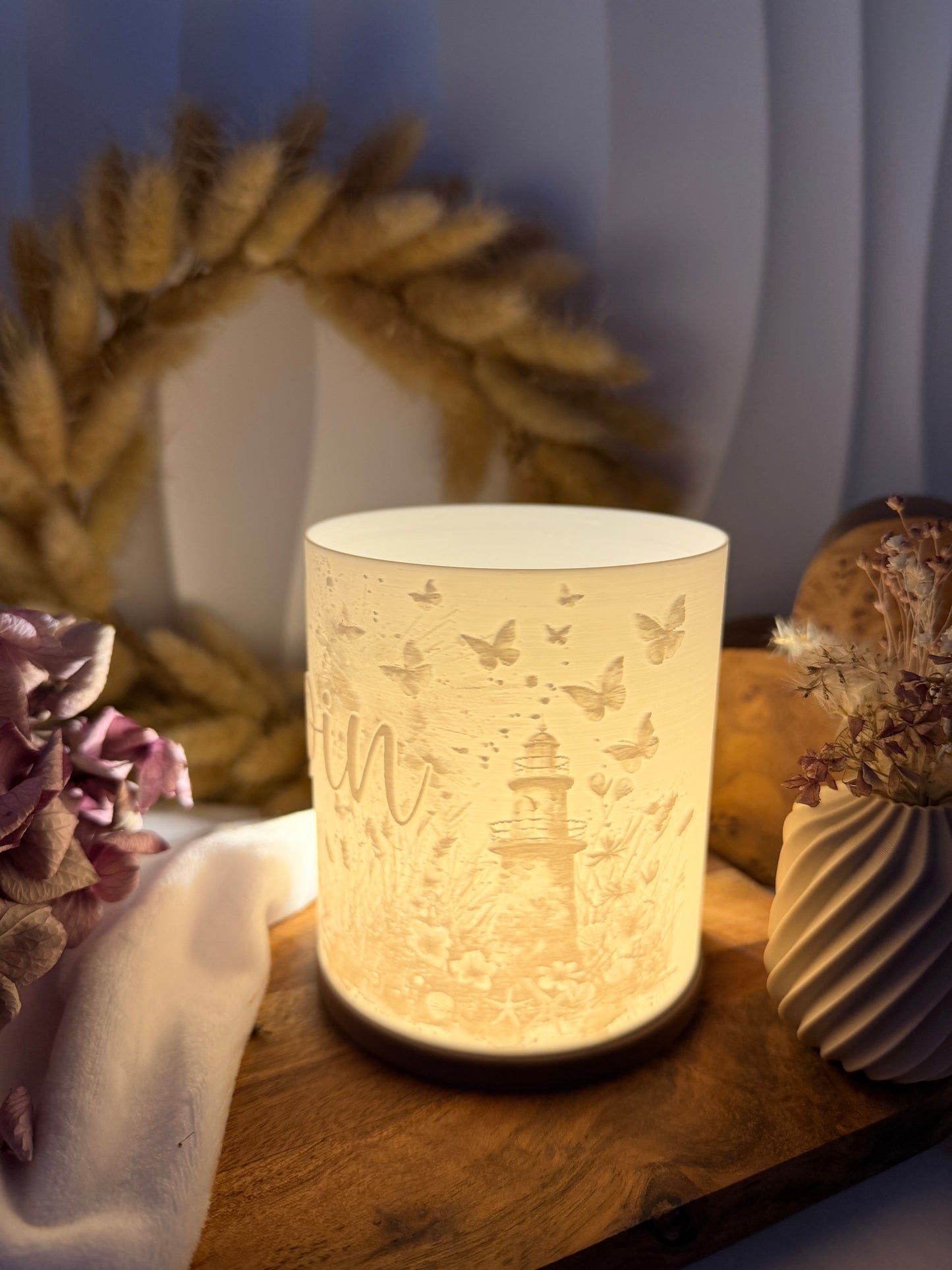 3D-Druckdatei - Windlicht - Moin