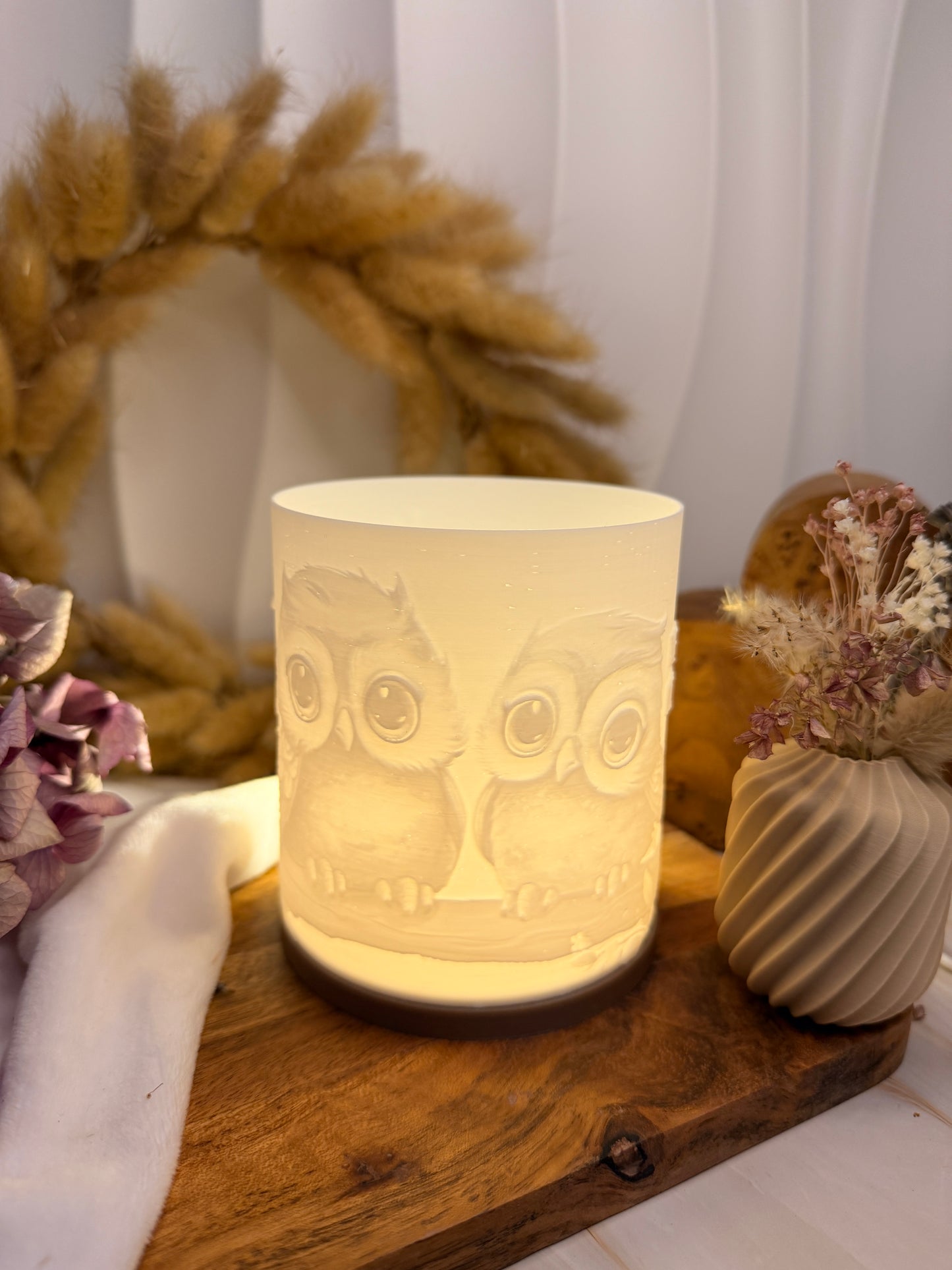 3D-Druckdatei - Windlicht - Eule